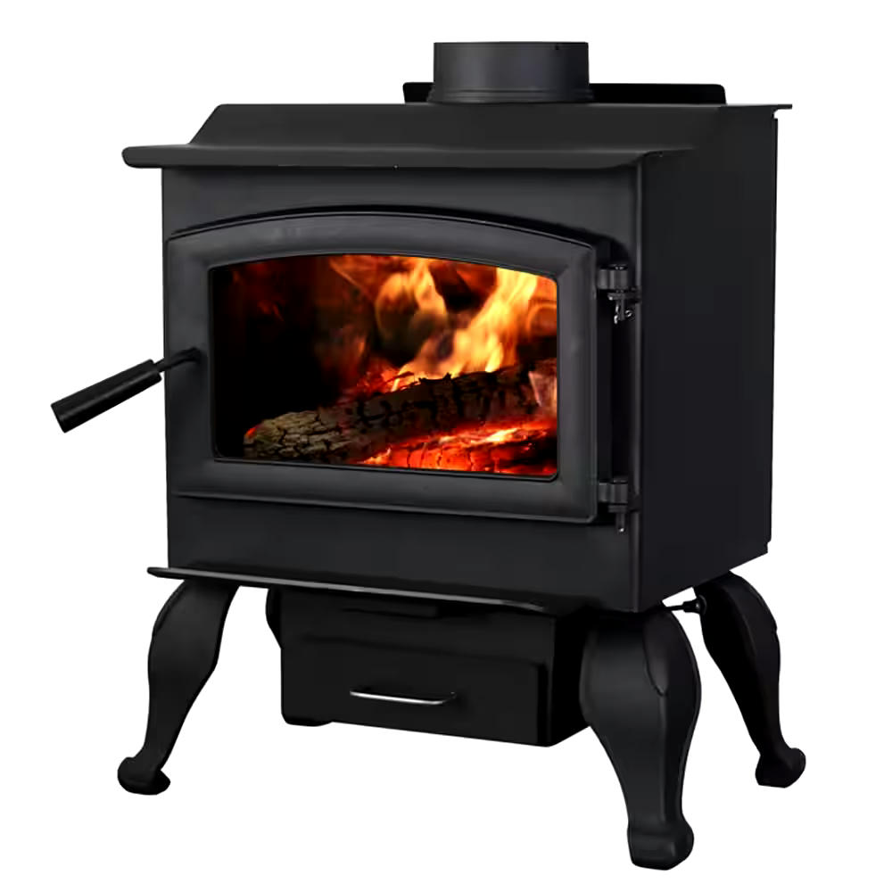 US Stove Company Wood Stove with Legs, 1,200 sq. ft.