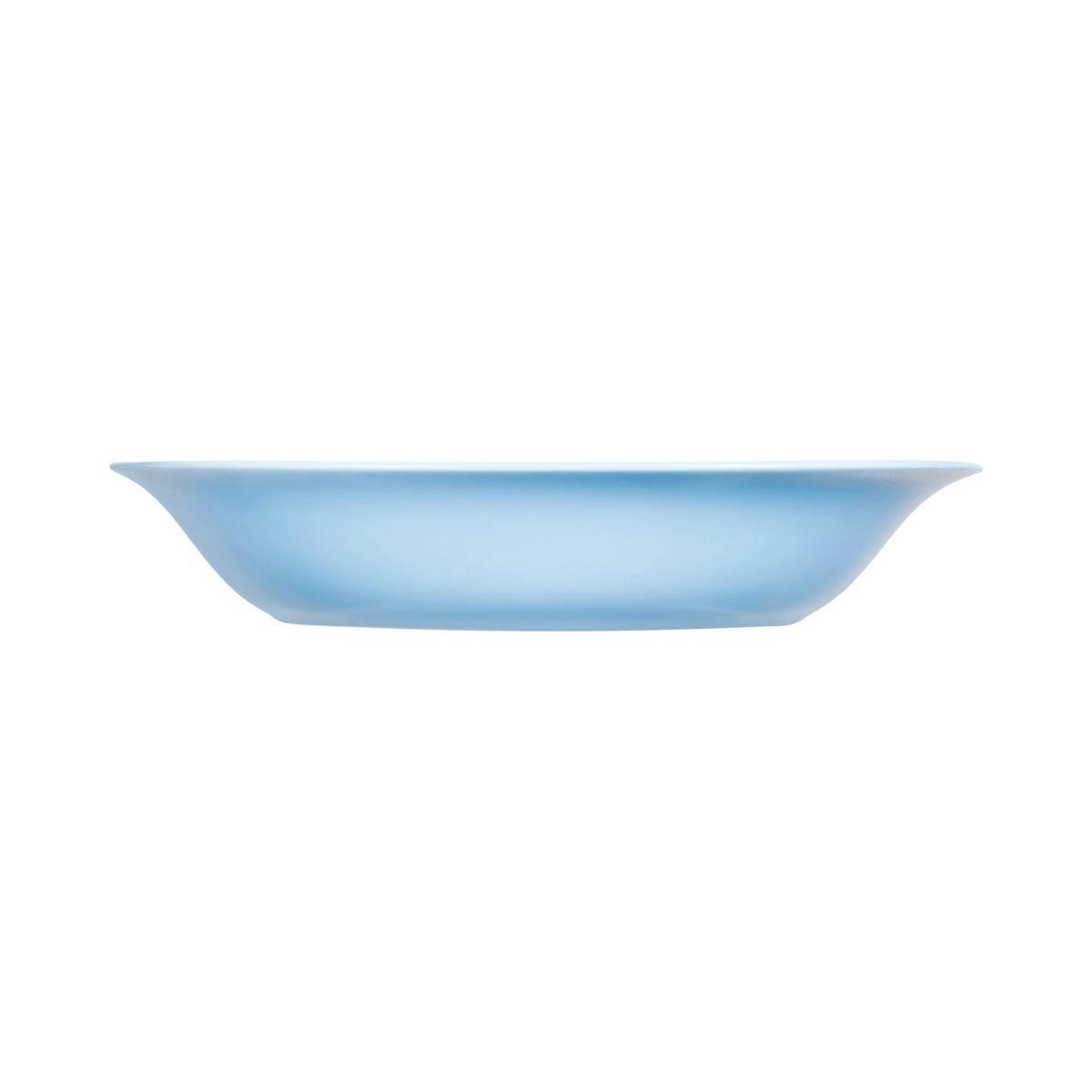 CARINE - Assiette creuse bleue 22,8 x 21,2 cm