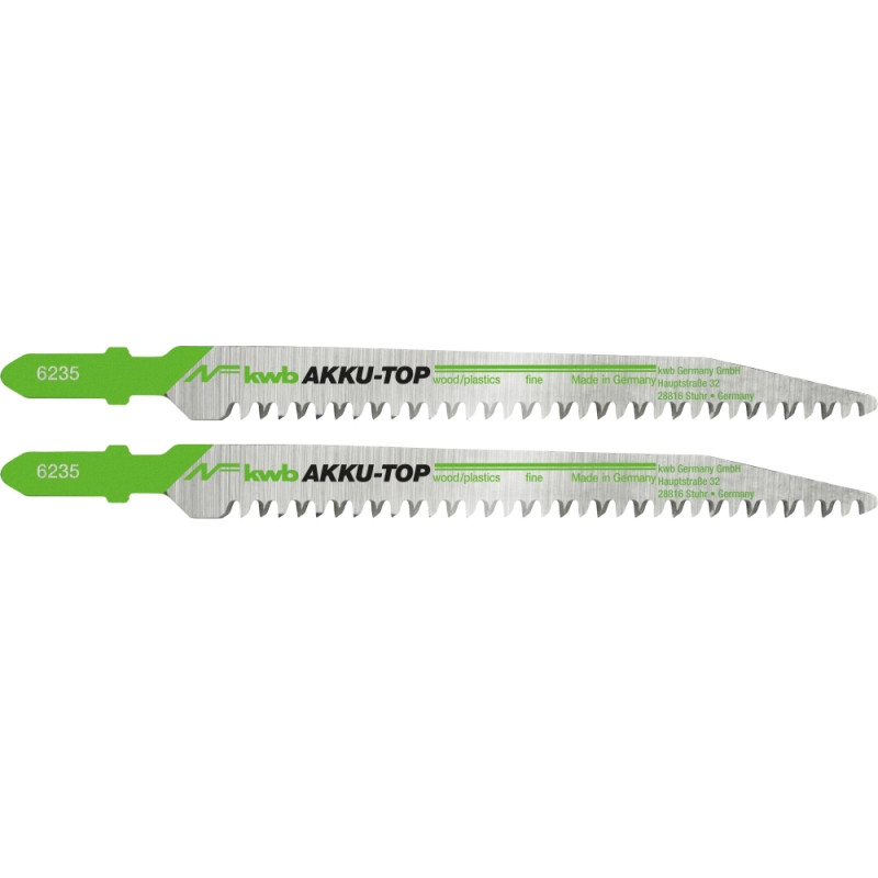 Lame de scie sauteuse pour bois 116 mm 2 pièces KWB