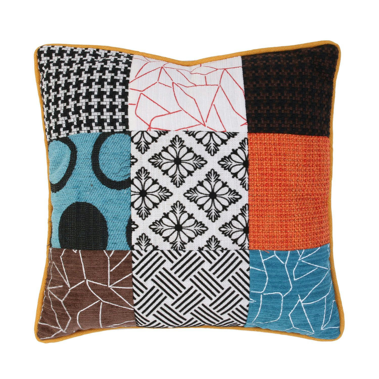 - Coussin carré déhoussable 40x40cm multicouleur
