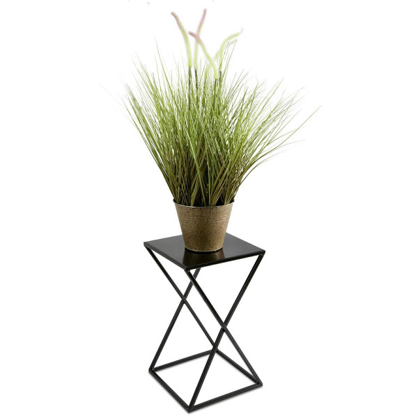 Kwietnik nowoczesny stojący 40 cm czarny