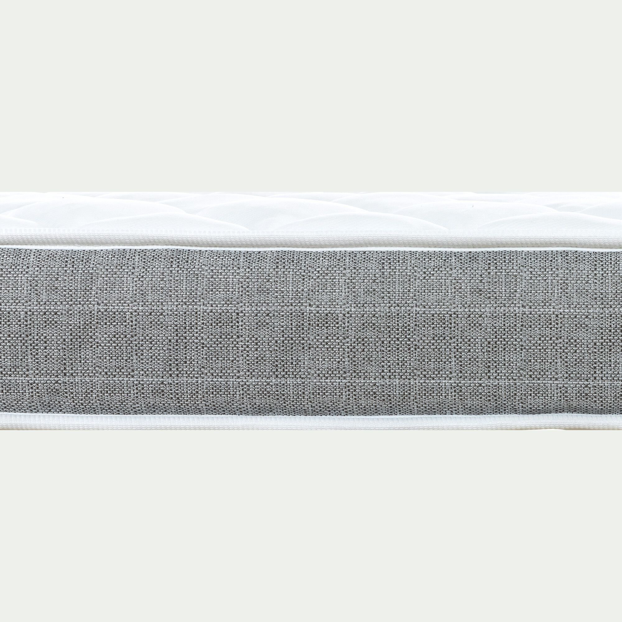 MADIE - Matelas alinea en mousse accueil équilibré 15cm 90x200cm - blanc