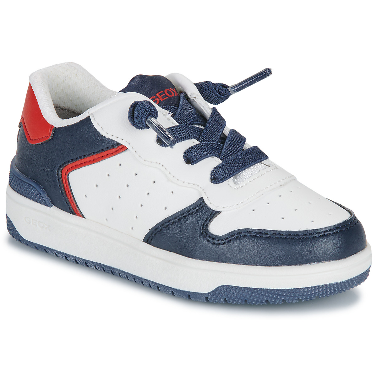 Geox - J WASHIBA BOY - White / Marine / Red