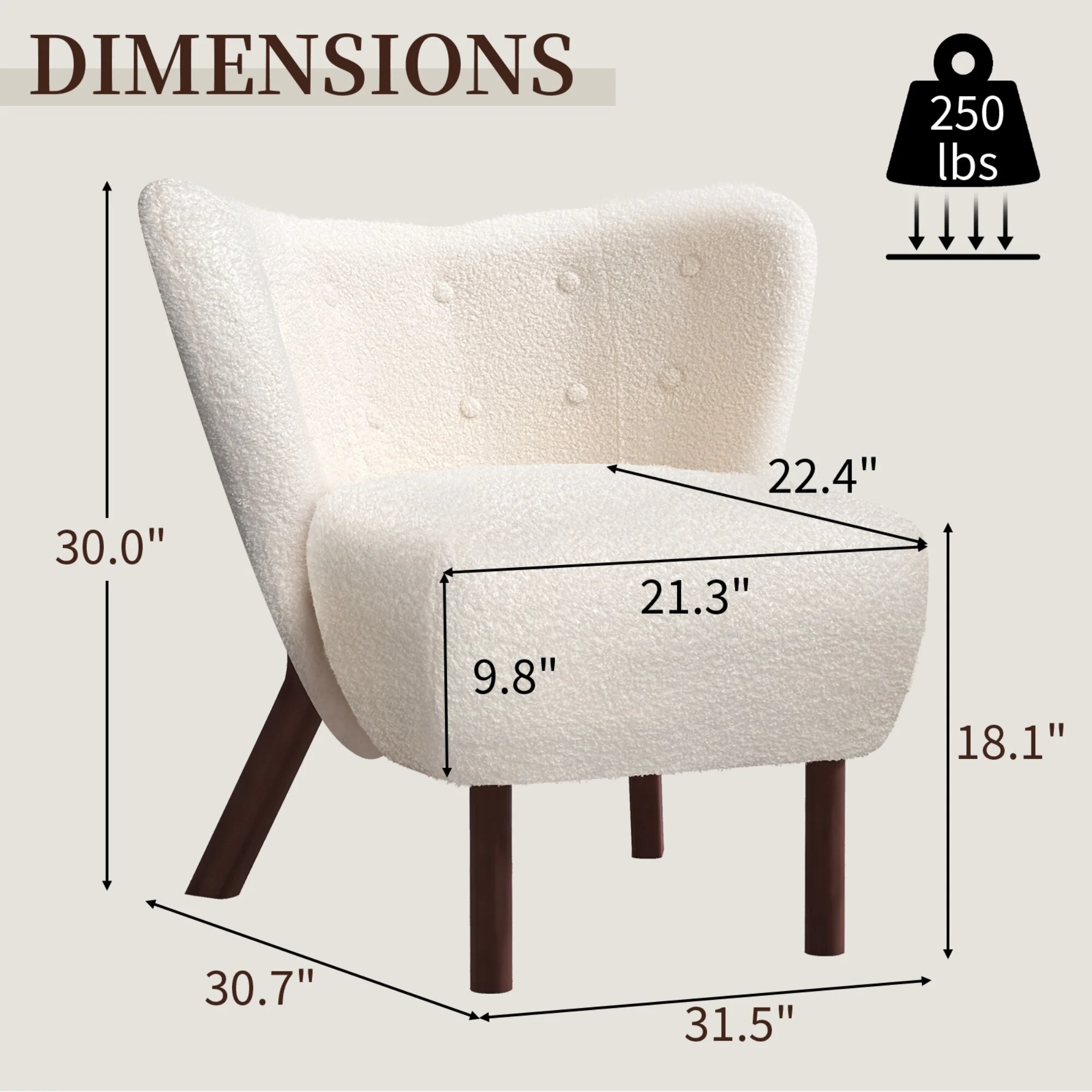 Modern Accent Chair Comfy Lounge Chair Upholstered Side Chair