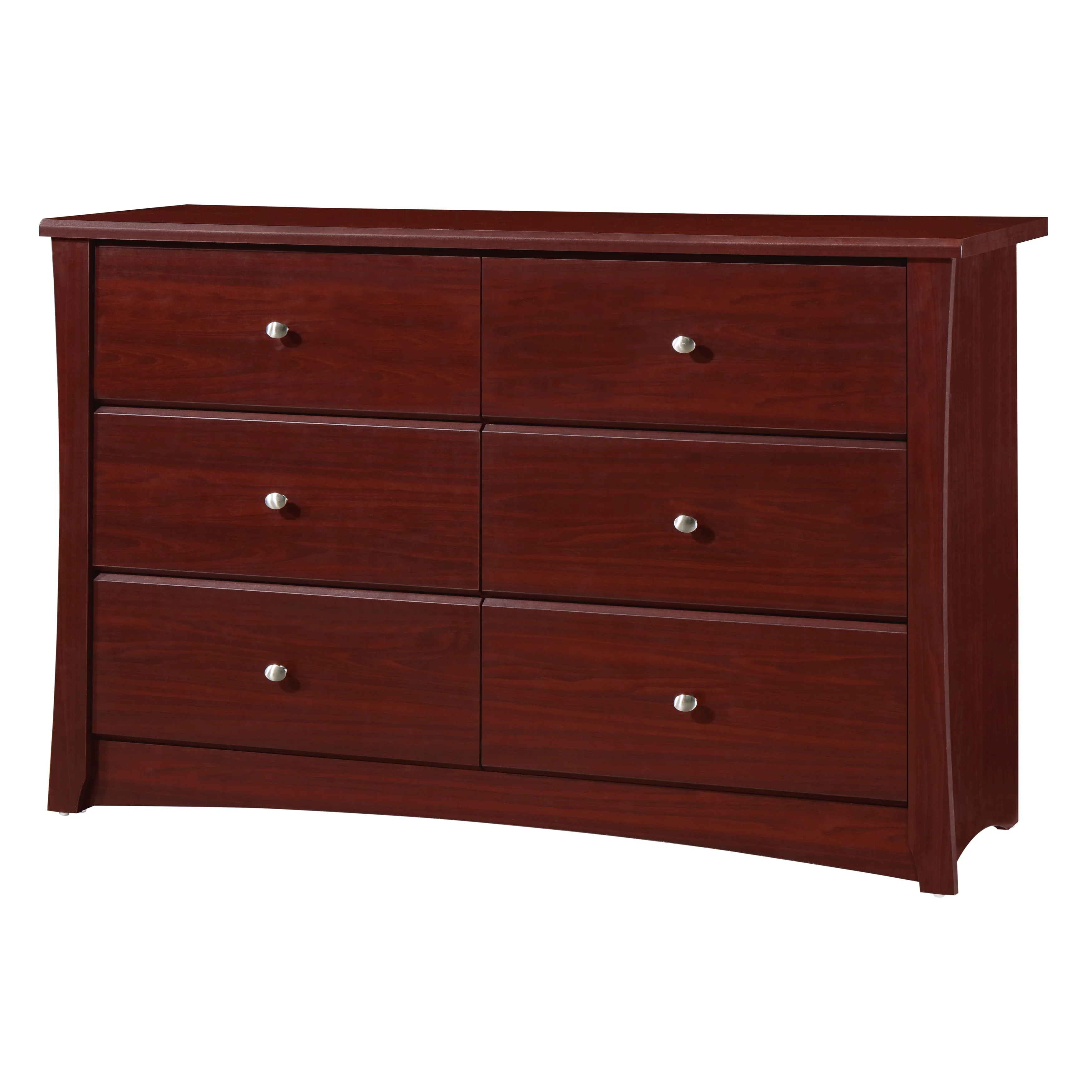 Storkcraft Crescent 6 Drawer Chest - Durable, Stylish, and Elegant Storage Solution with 6 Spacious Drawers