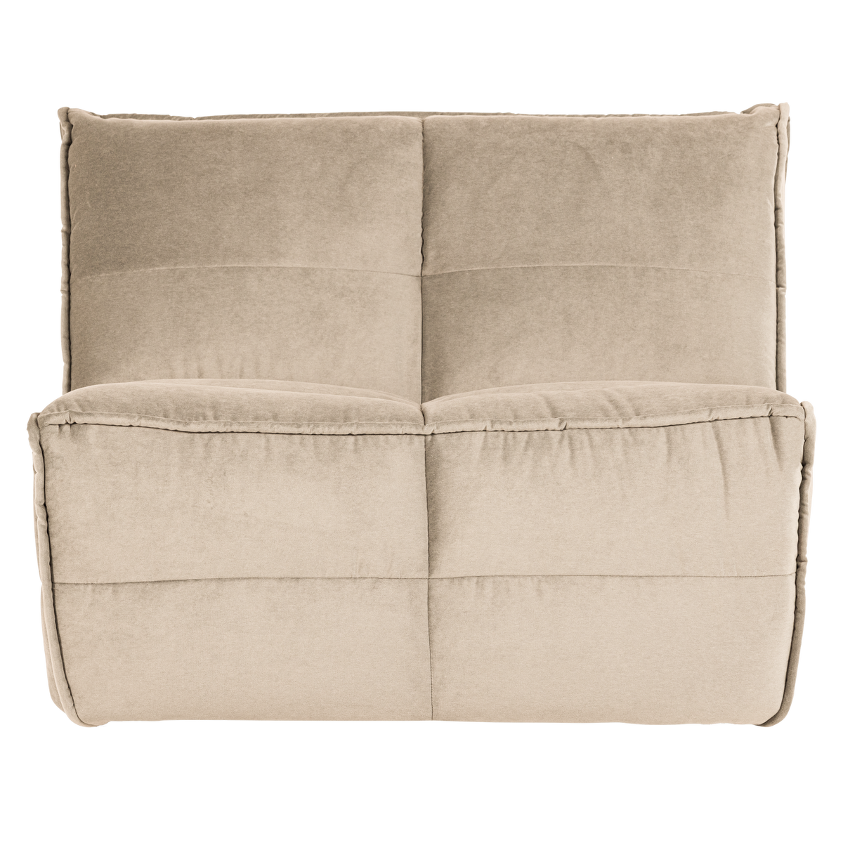 vtwonen 1-zits element Cluster - Velvet - Zacht Beige - 82x105x92