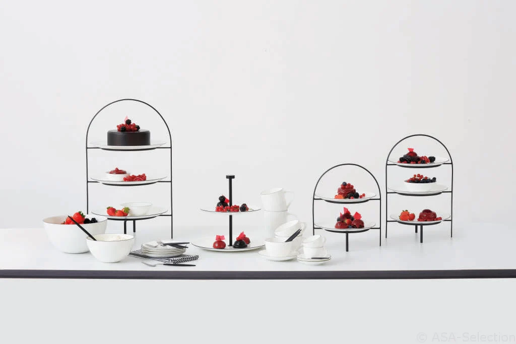 etagere 3-stufig, für dessertteller