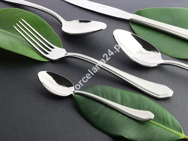 Komplet sztućców 24 cz. na 6 osób Hisar - Riva Satin (4.0/3.0 mm) satynowane