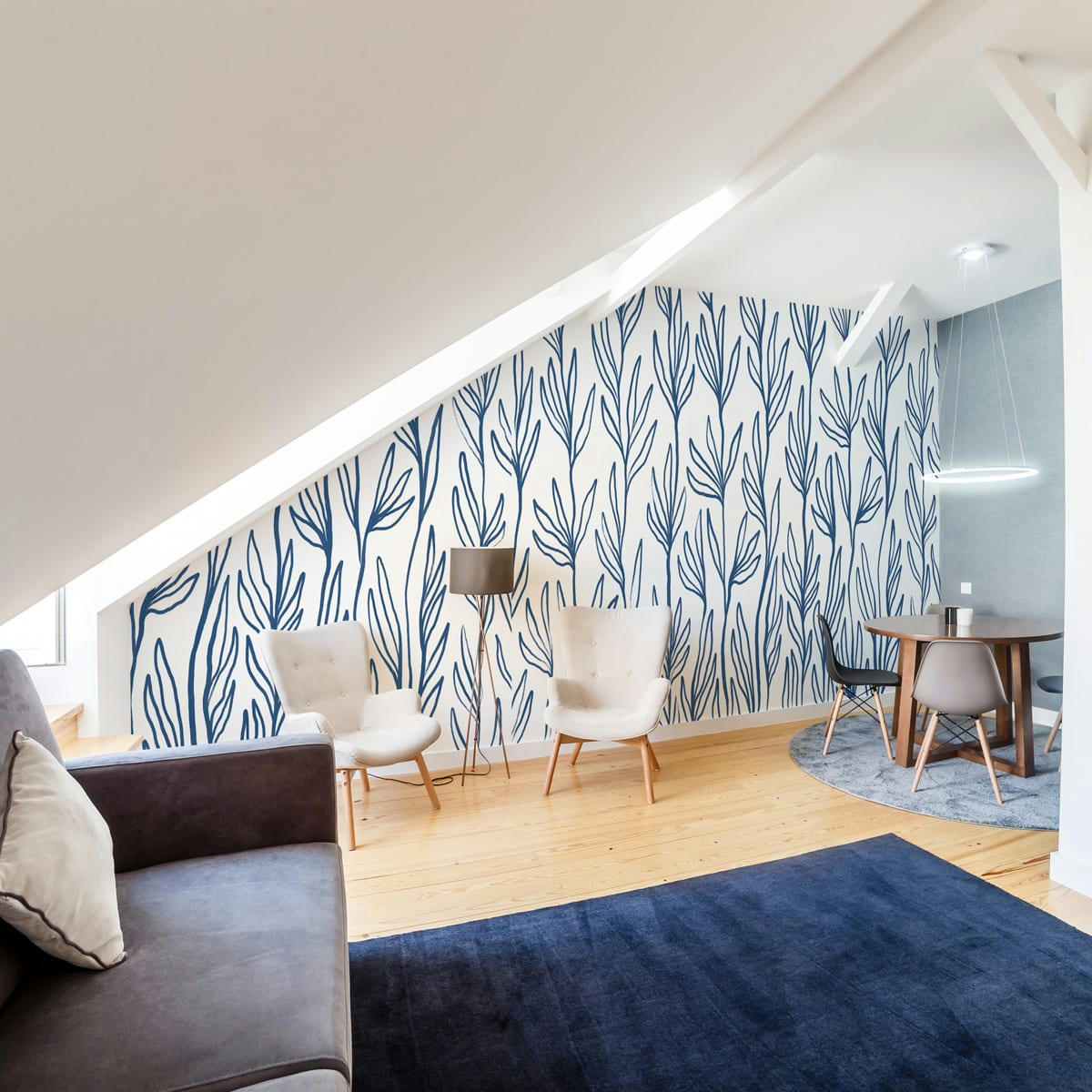 - Papier peint panoramique leaves 340 x 250 cm