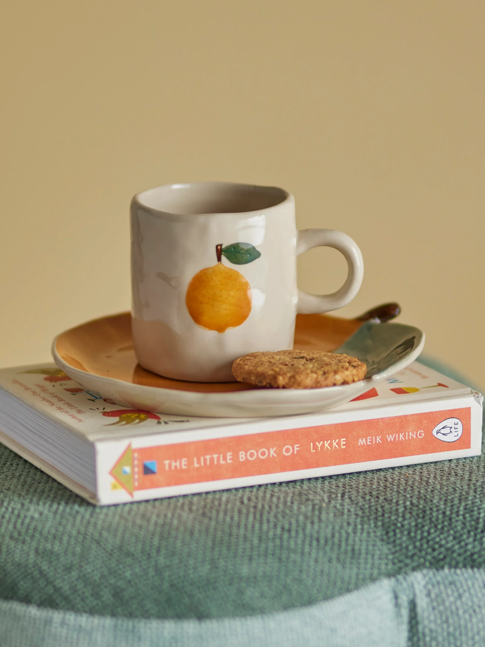 Handbemalte Kinder-Tasse Agnes aus Steinzeug