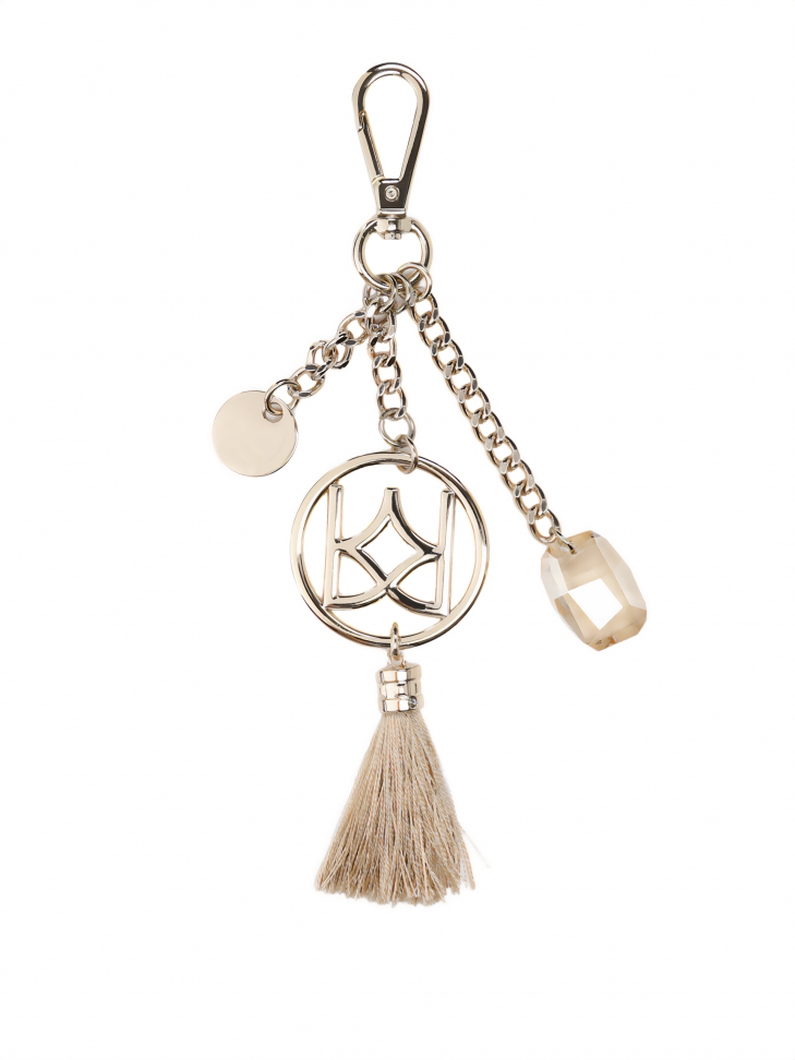 Ladies’ gold-beige key ring