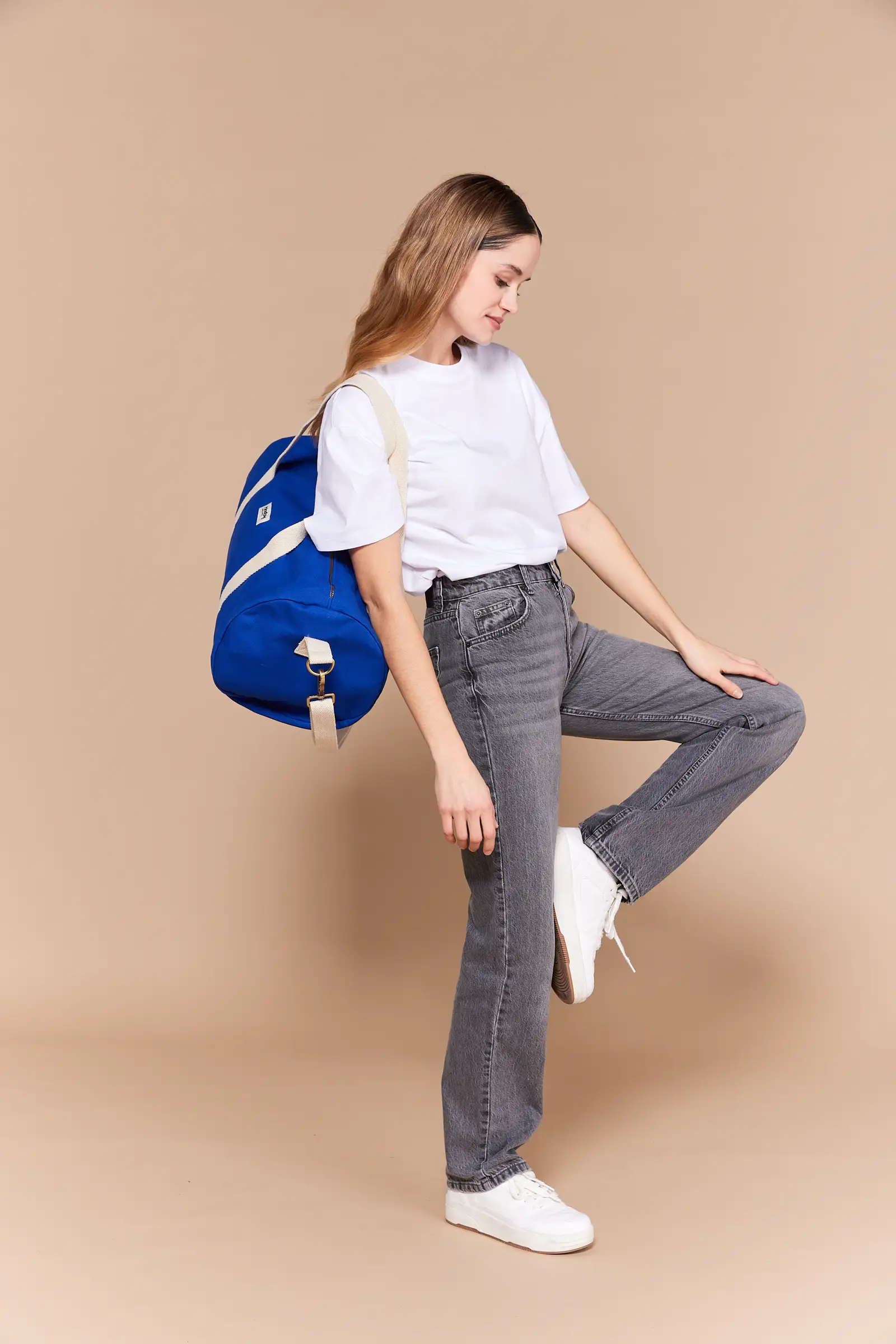 Sac polochon Simon Bleu électrique