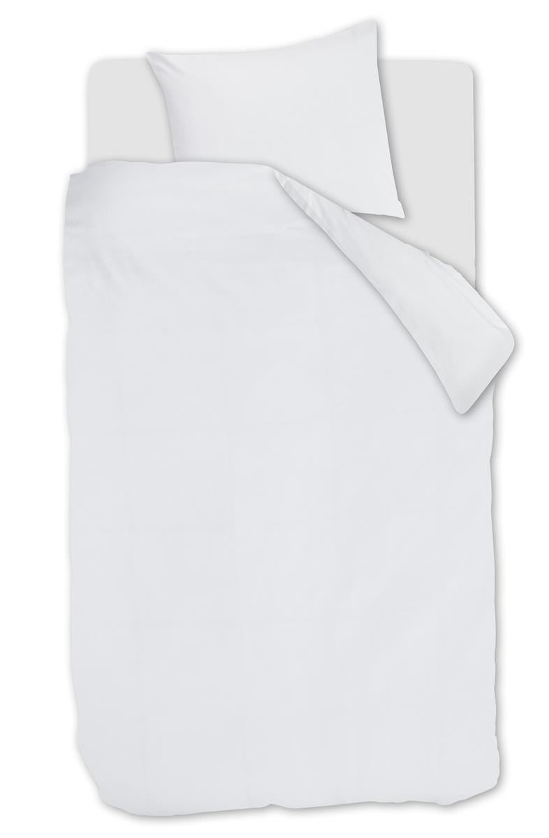 Beddinghouse Change dekbedovertrek - Effen - Eenpersoons - 140x200/220 cm - Wit