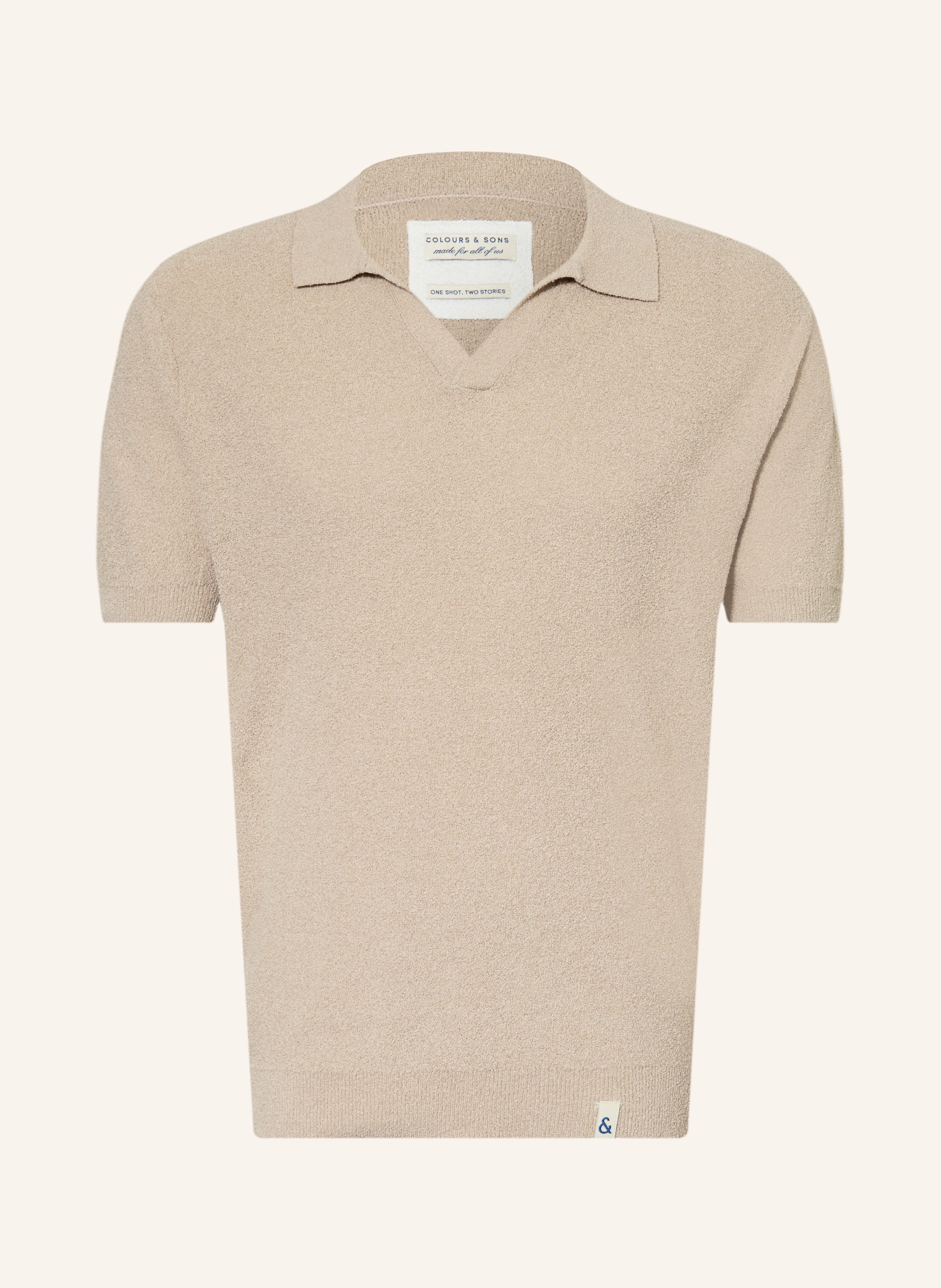 COLOURS & SONS Strick-Poloshirt