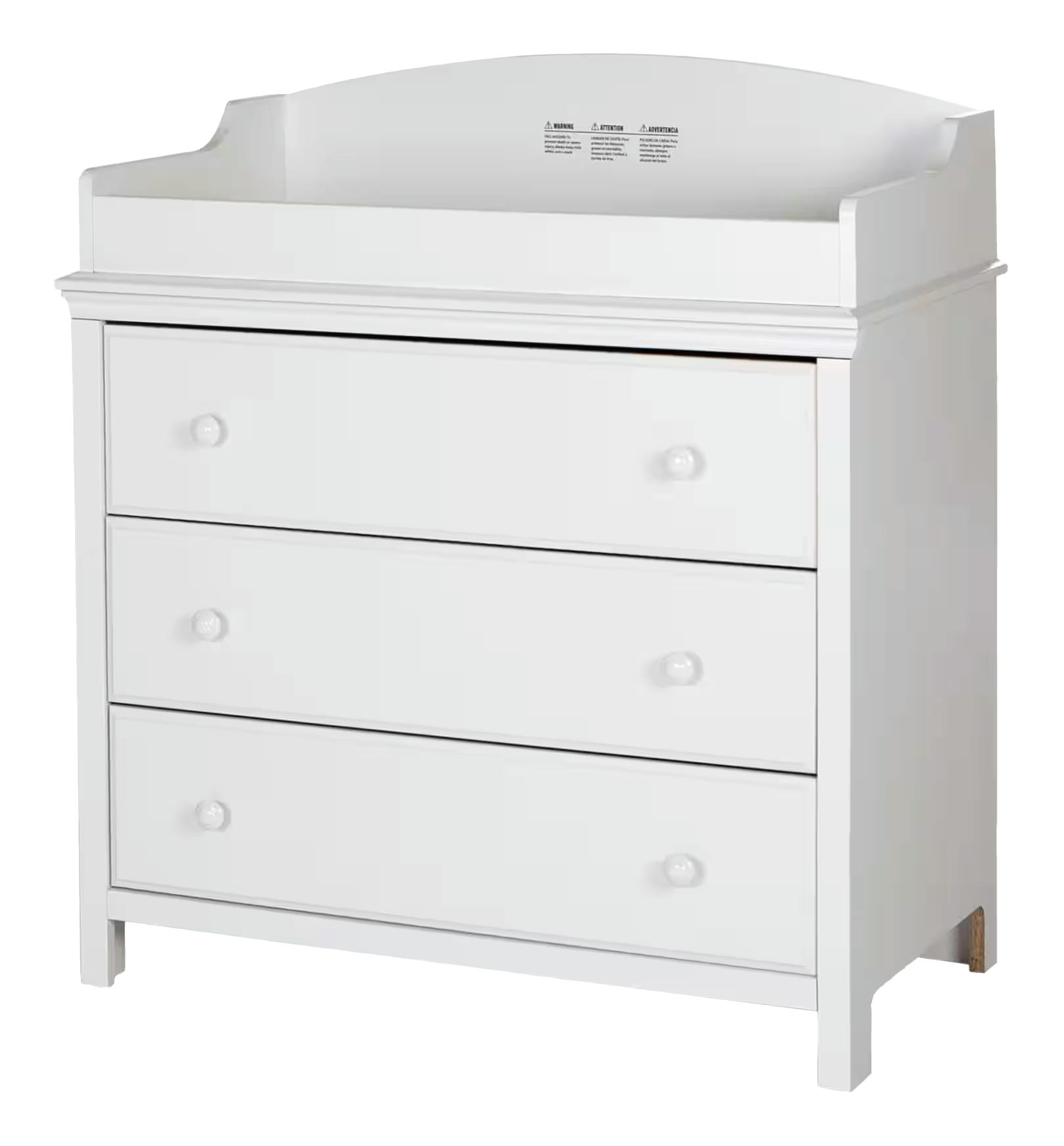 South Shore Cotton Candy Changing Table with Drawers