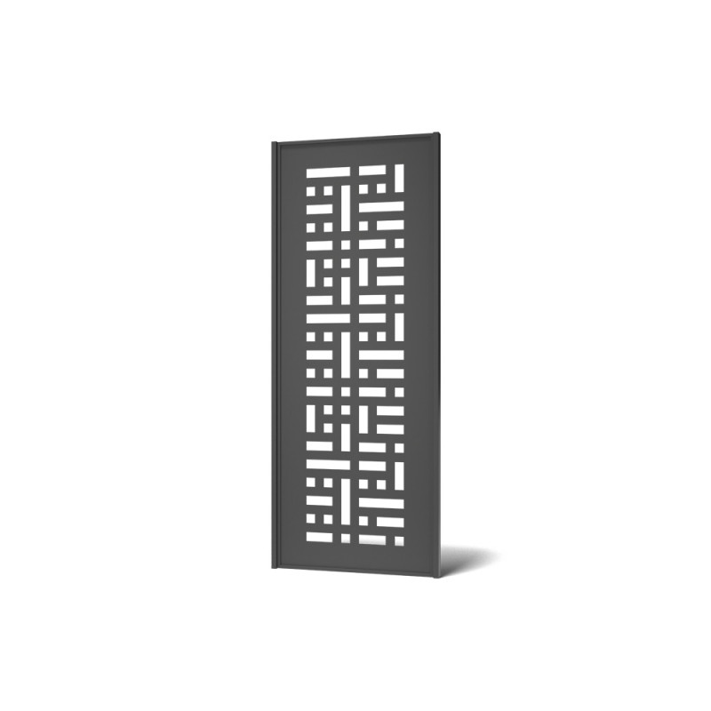 Panneau brise-vue pour pergola bioclimatique Capri anthracite 1,2 x 2,25 m