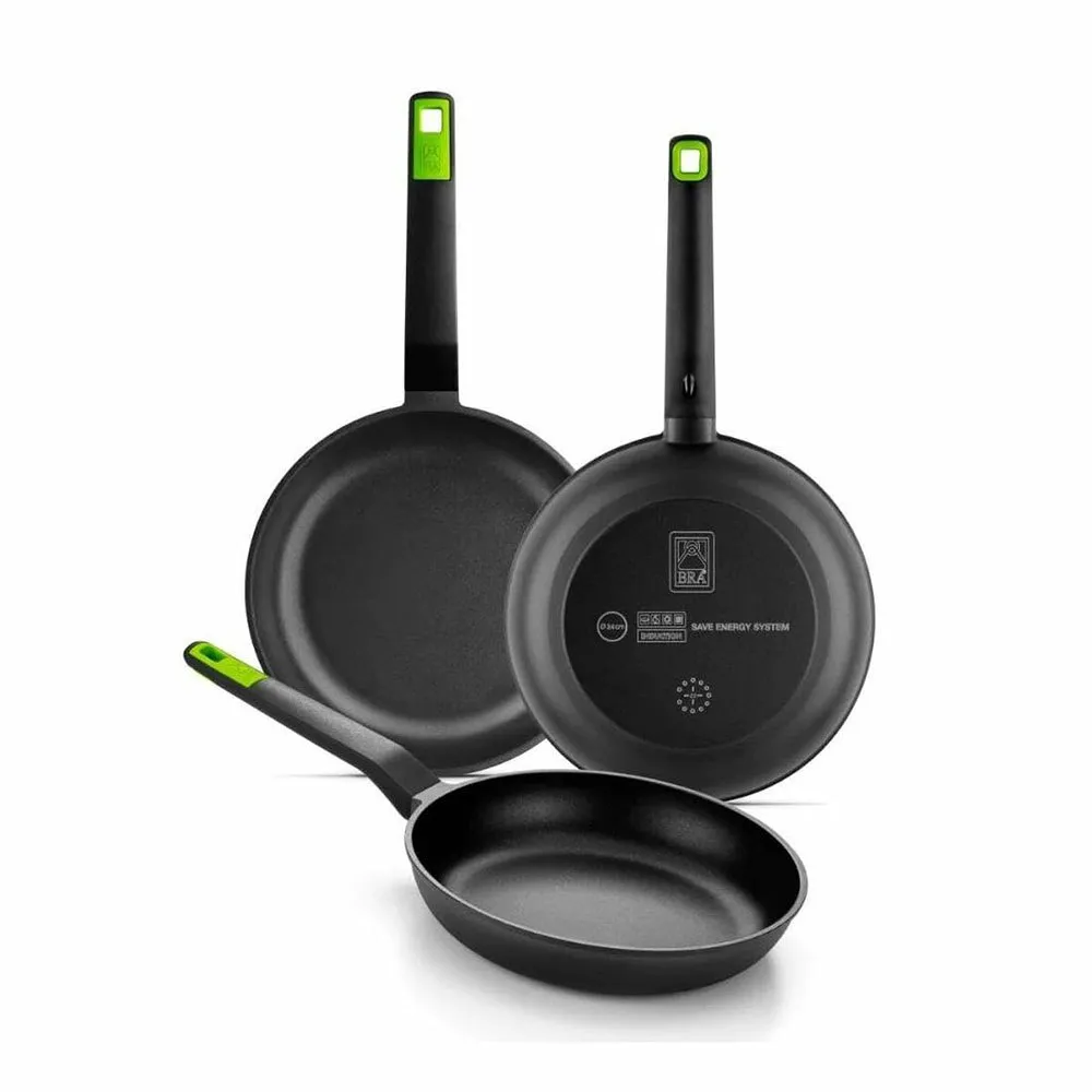 Bra A841201 12/22/26 cm Frying Pans Set 3 units