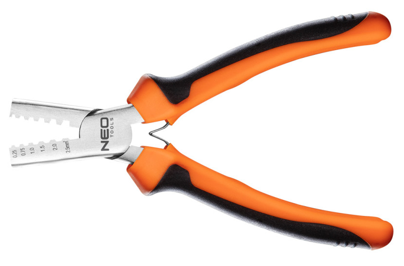 Szczypce do zaciskania końcówek 140 mm NEO 01-532