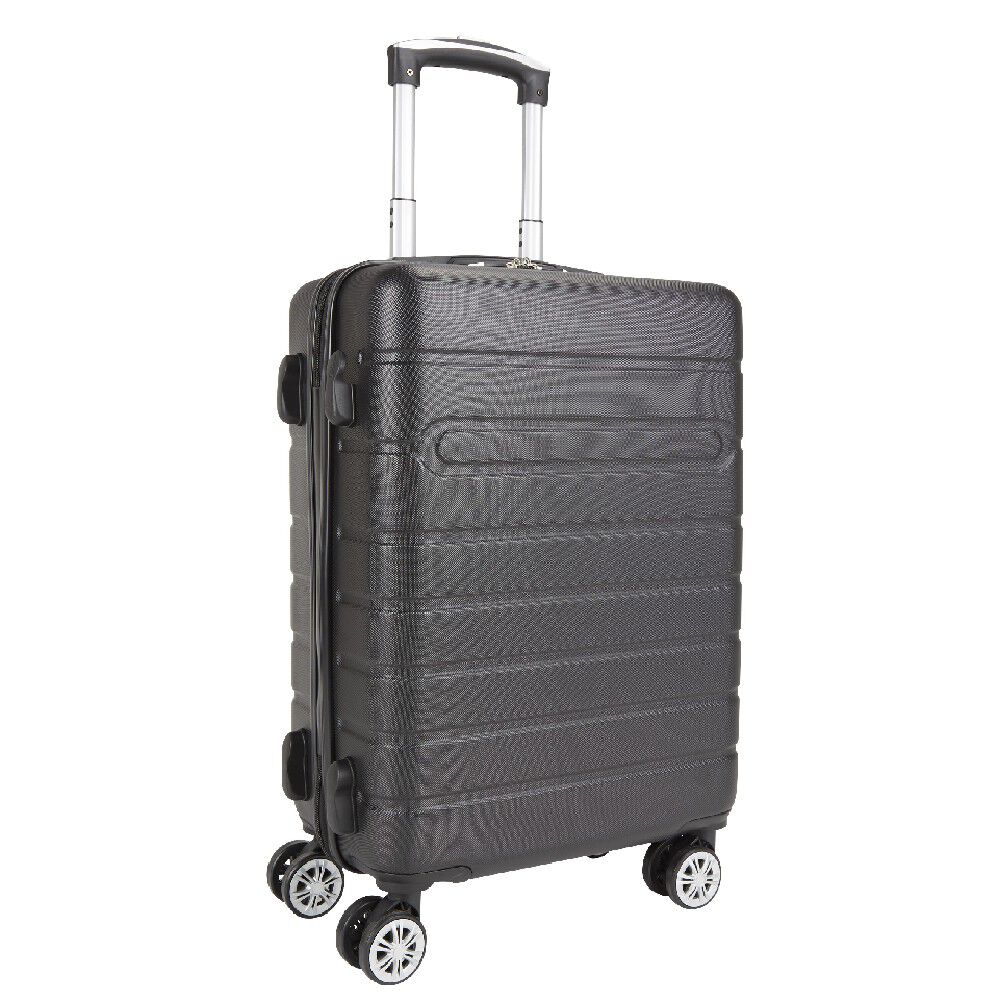 Valise cabine rigide noir 4 roues H50cm