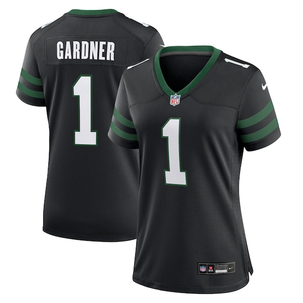 Ahmad Sauce Gardner New York Jets Nike Women's Alternate Game Jersey - Legacy Black/Green/White