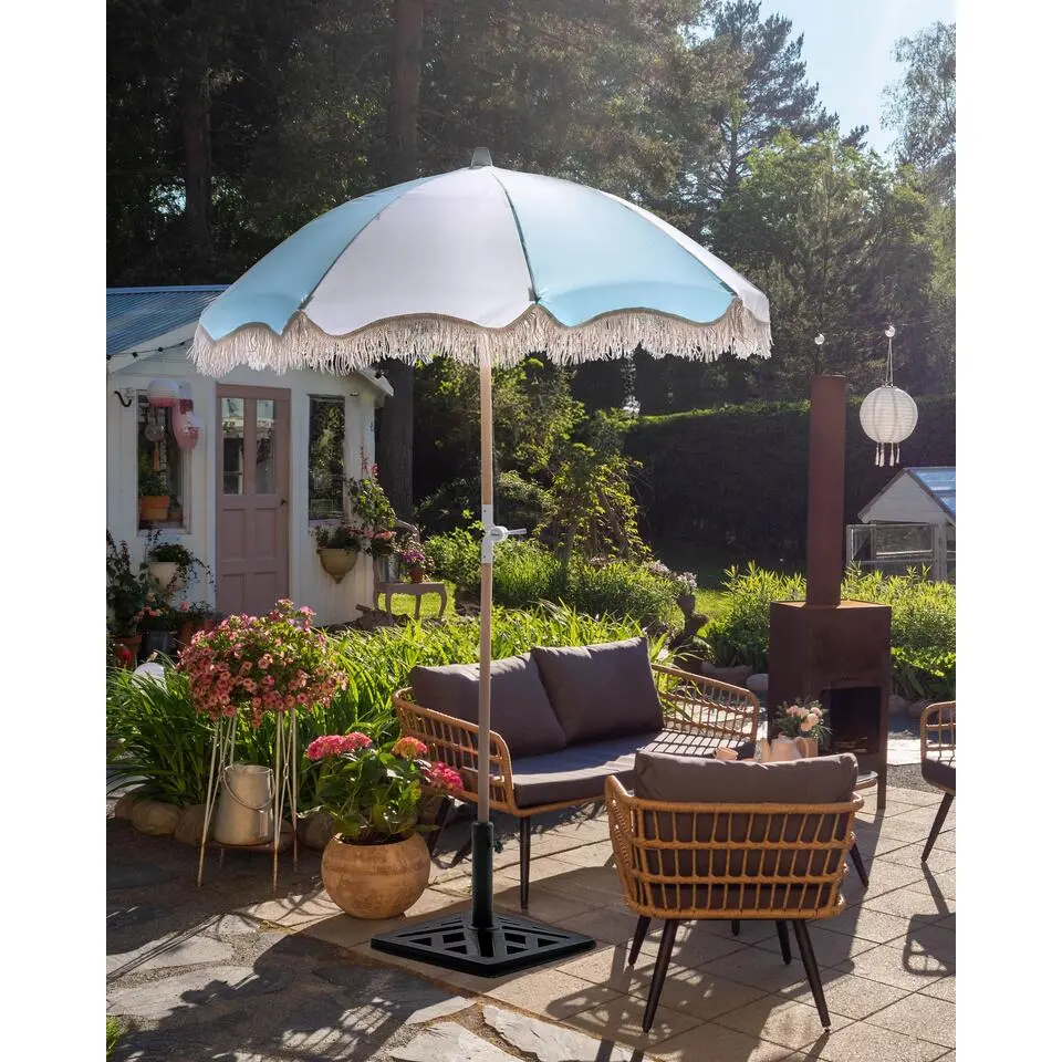 MONDELLO - Tuinparasol - Lichtblauw - Polyester
