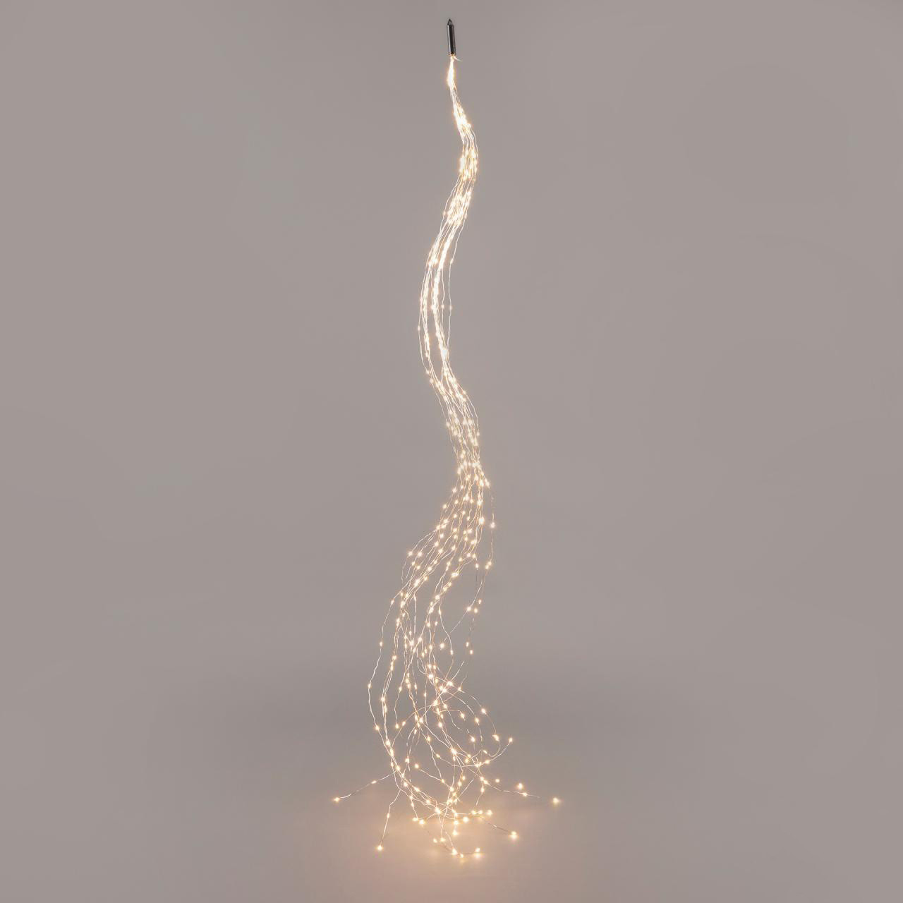 Catena luminosa effetto cascata luce ivory