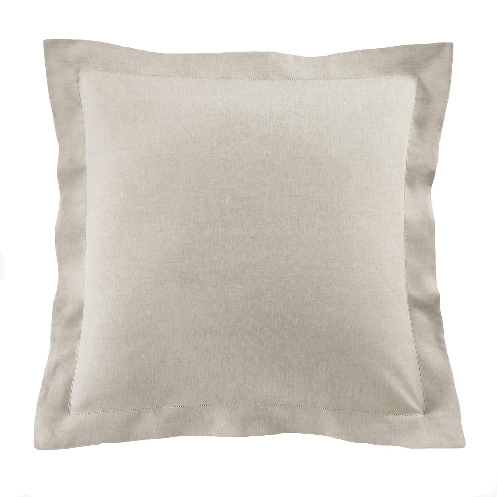 CYTHÈRE - Taie d'oreiller en lin blanc 65x65