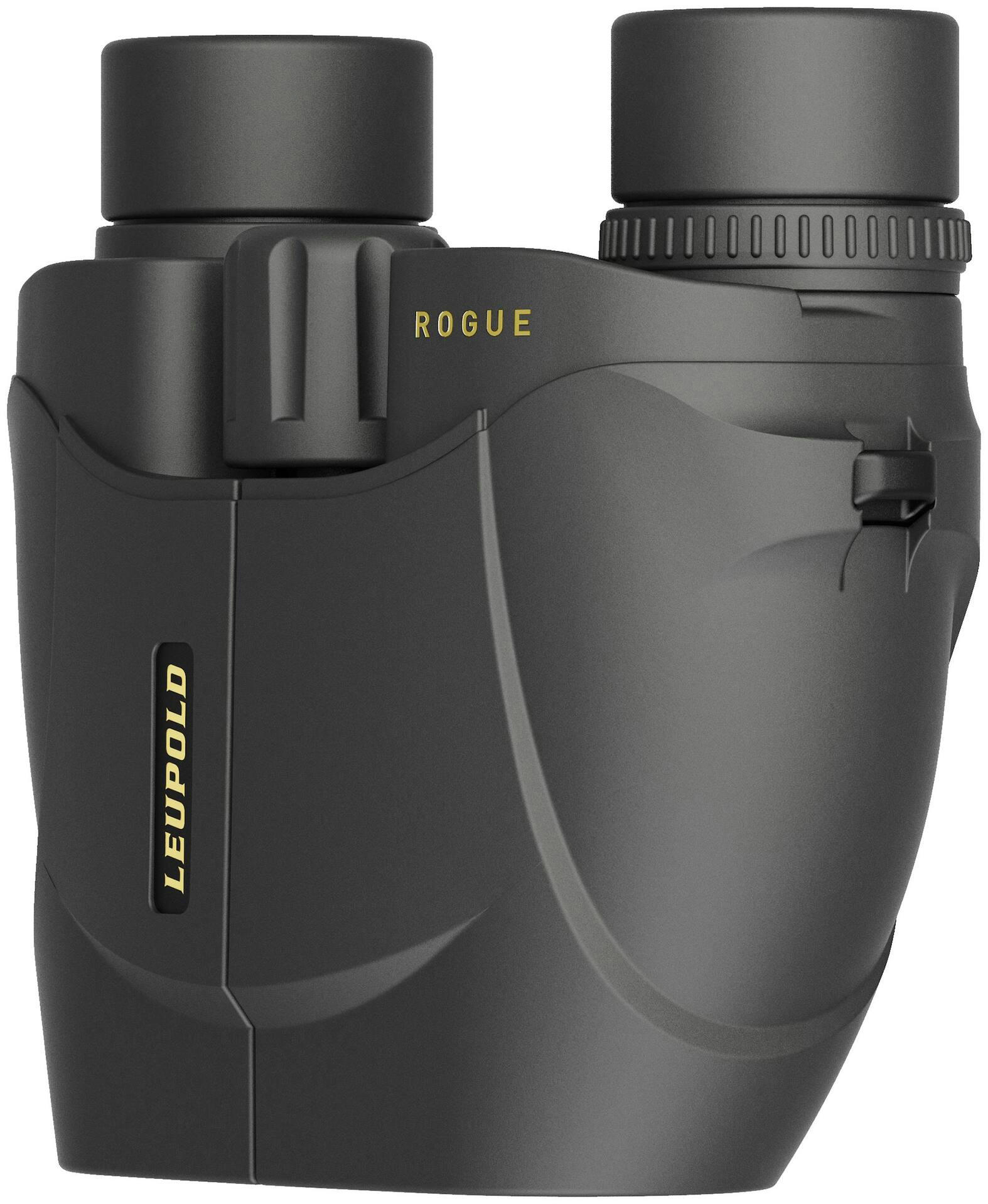 Leupold BX®-1 Rogue® Compact Binocular with Case, Lens Cover & Cleaning Cloth, Black, 8x25mm