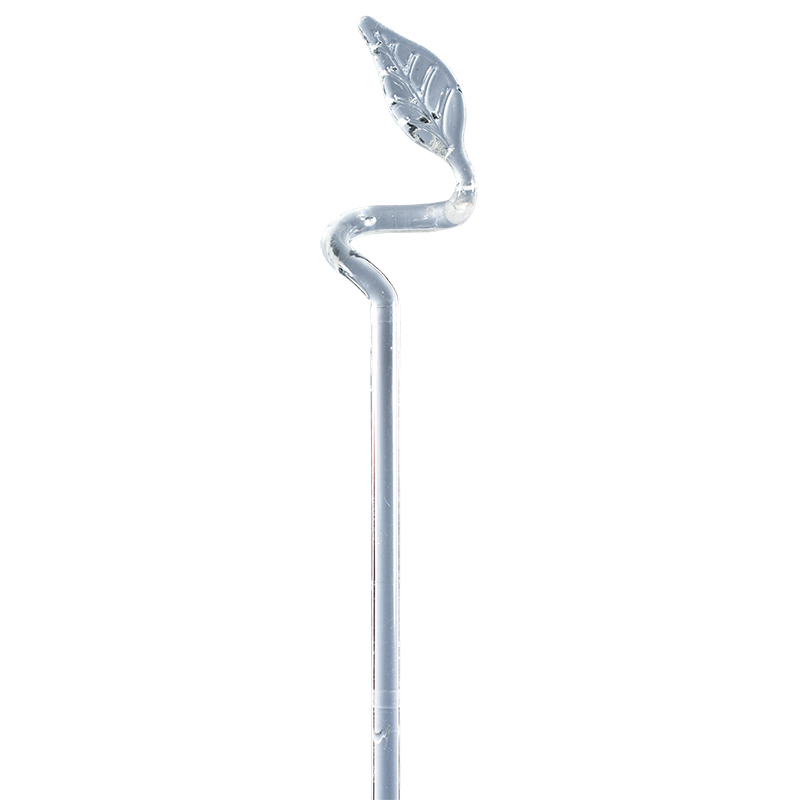 Orkidéstöd Leaf, clear 3-pack