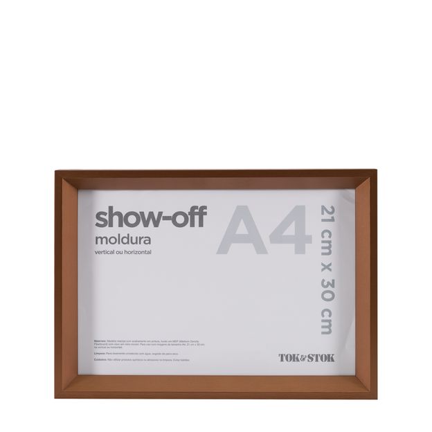 MOLDURA A4 21 CM X 30 CM SHOW-OFF