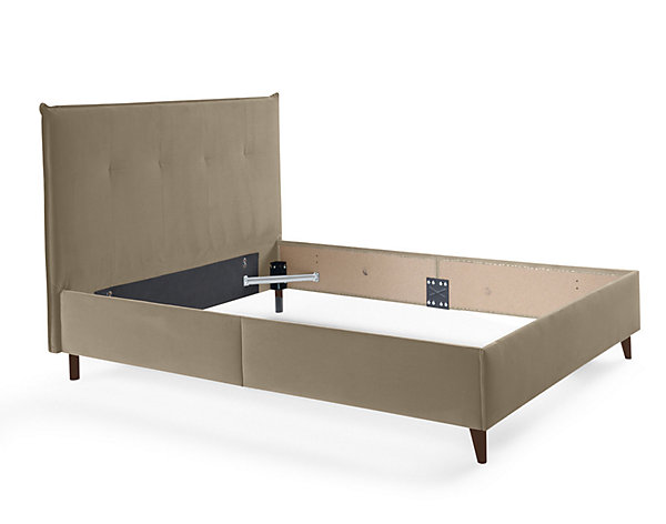Dali - cadre de lit - 160x200 - en velours - Best Mobilier