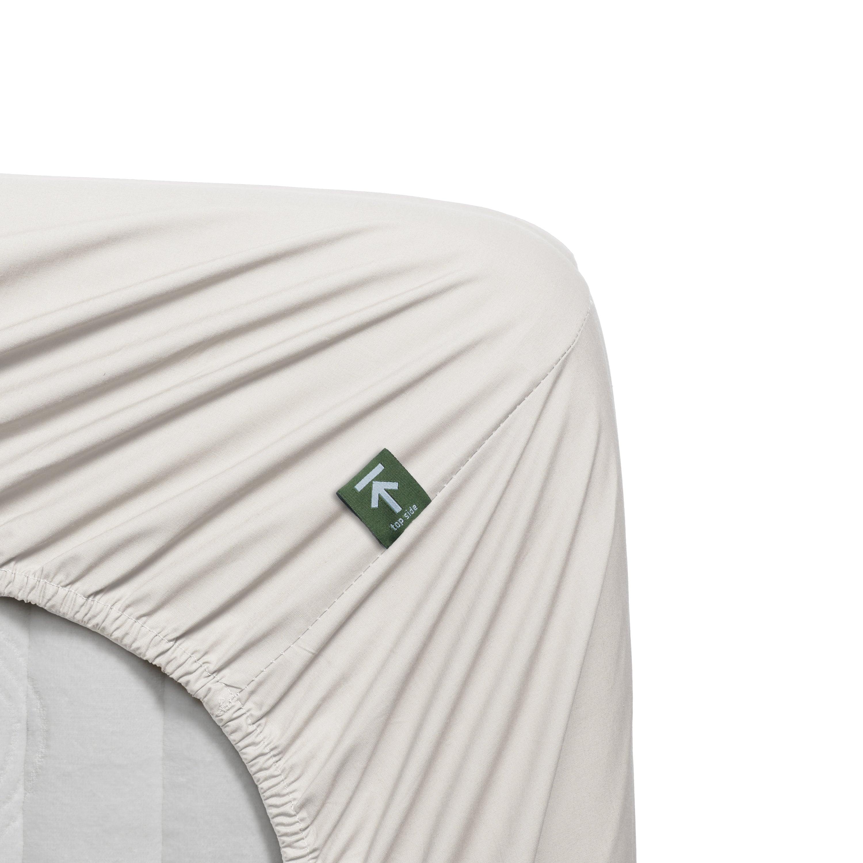 Beddinghouse Percale katoen - Hoeslaken - 180x210 - Gebroken wit