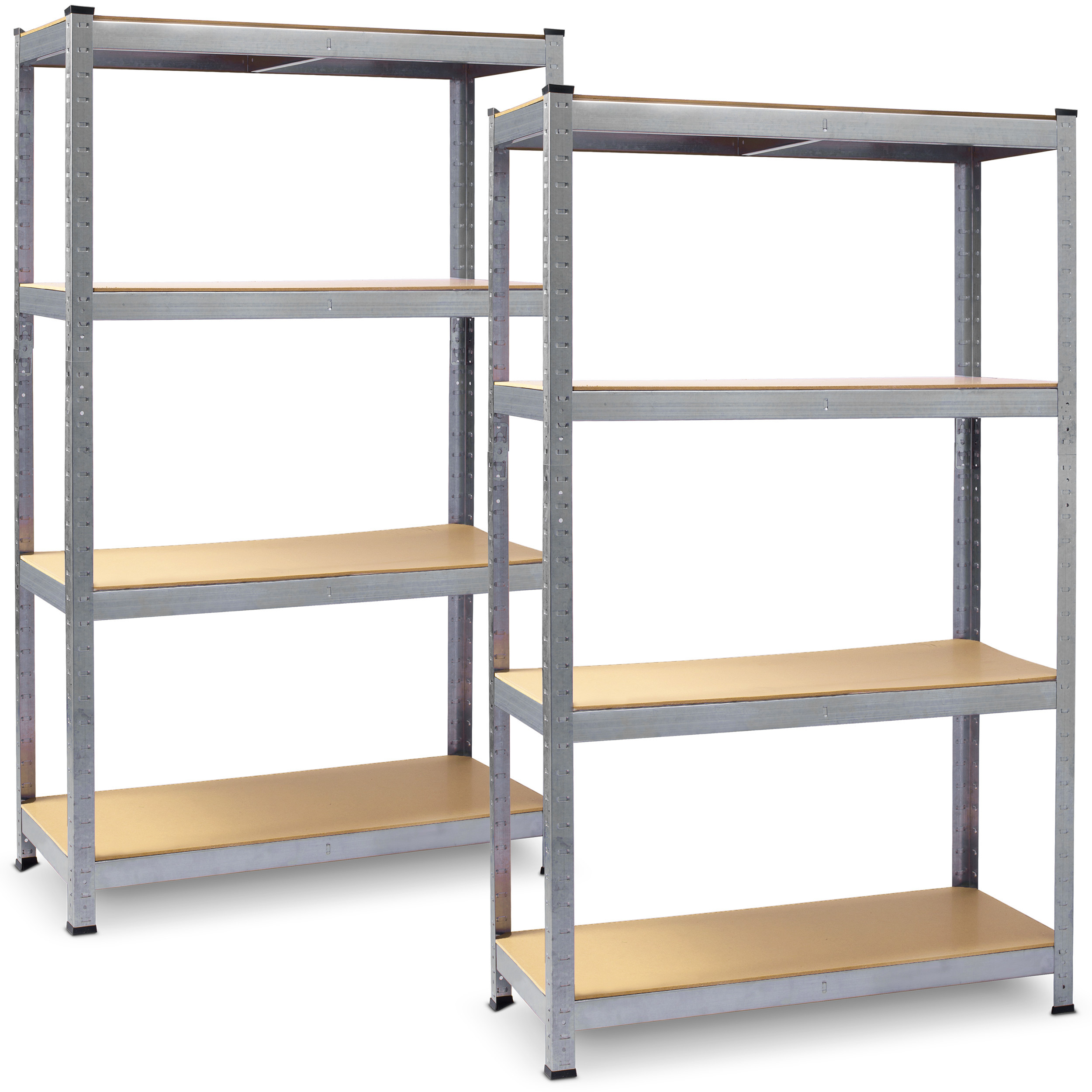 Regał magazynowy metalowy Plonos 174x80x40cm, 2 szt.