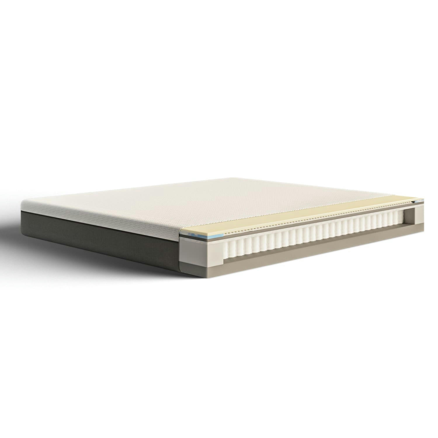 - Matelas Hybride Premium 80x200 ressorts ensachés-mémoire de forme
