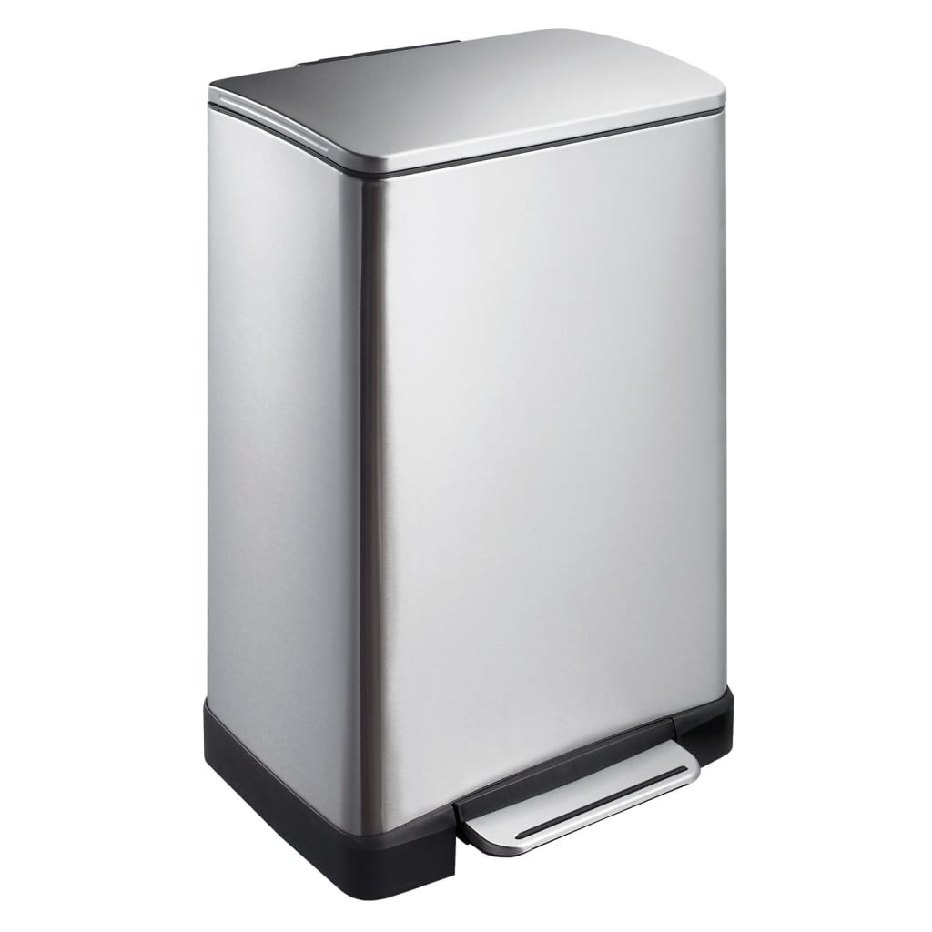 EKO Vuilnisbak Matzilver 40.3 x 34.5 x 65 cm