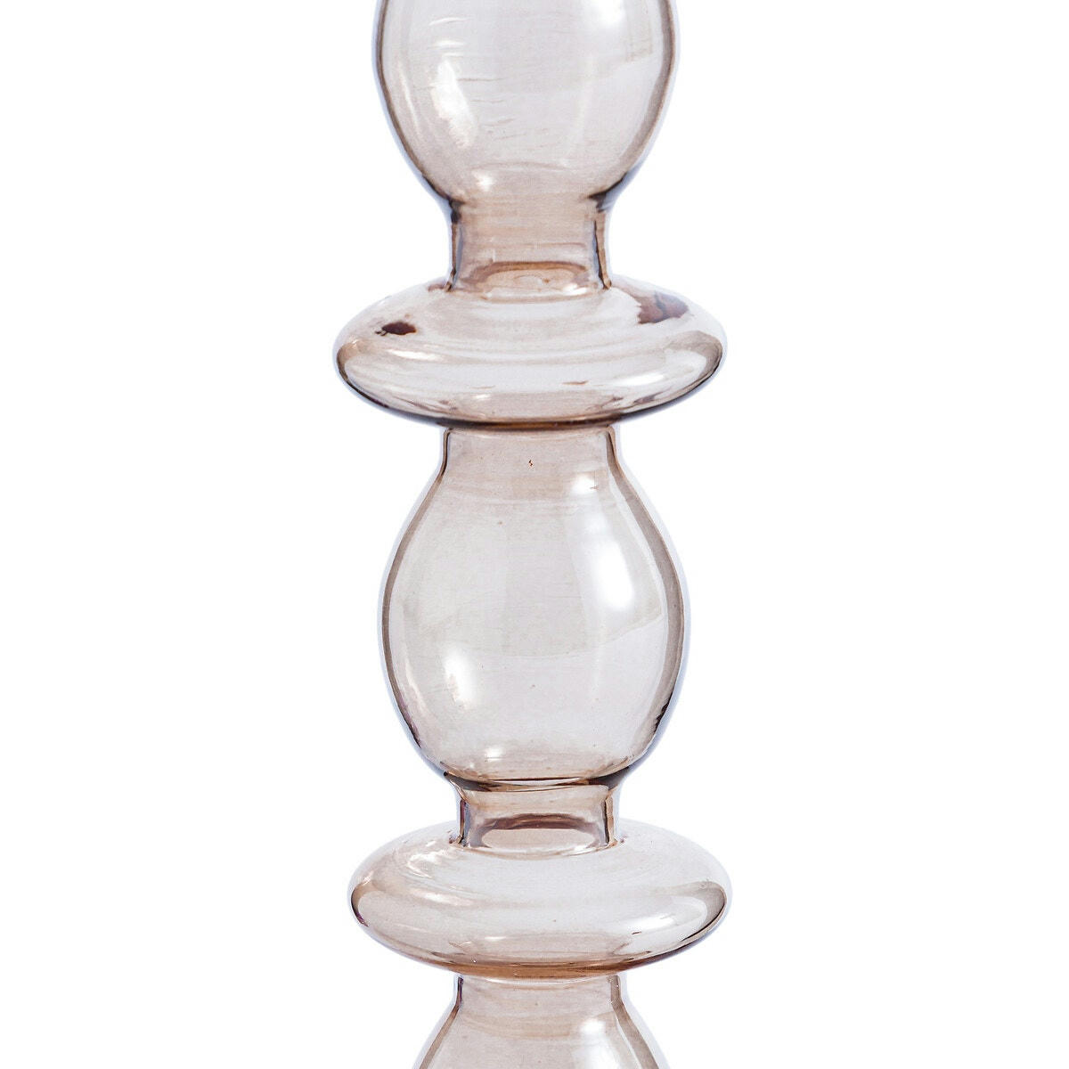 Bougeoir en verre H25 cm, Lolita