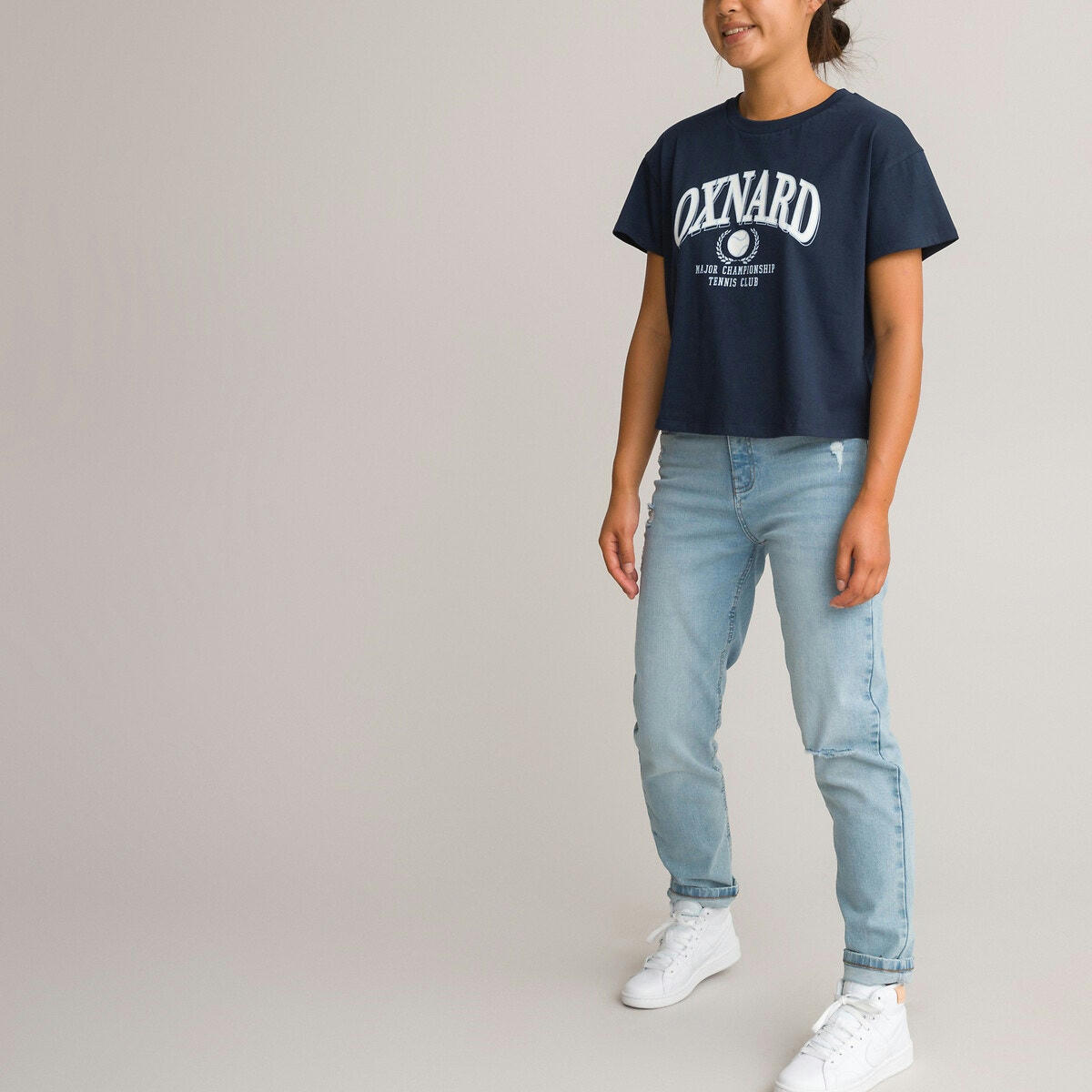 Lot de 2 T-shirts courts imprimés devant
