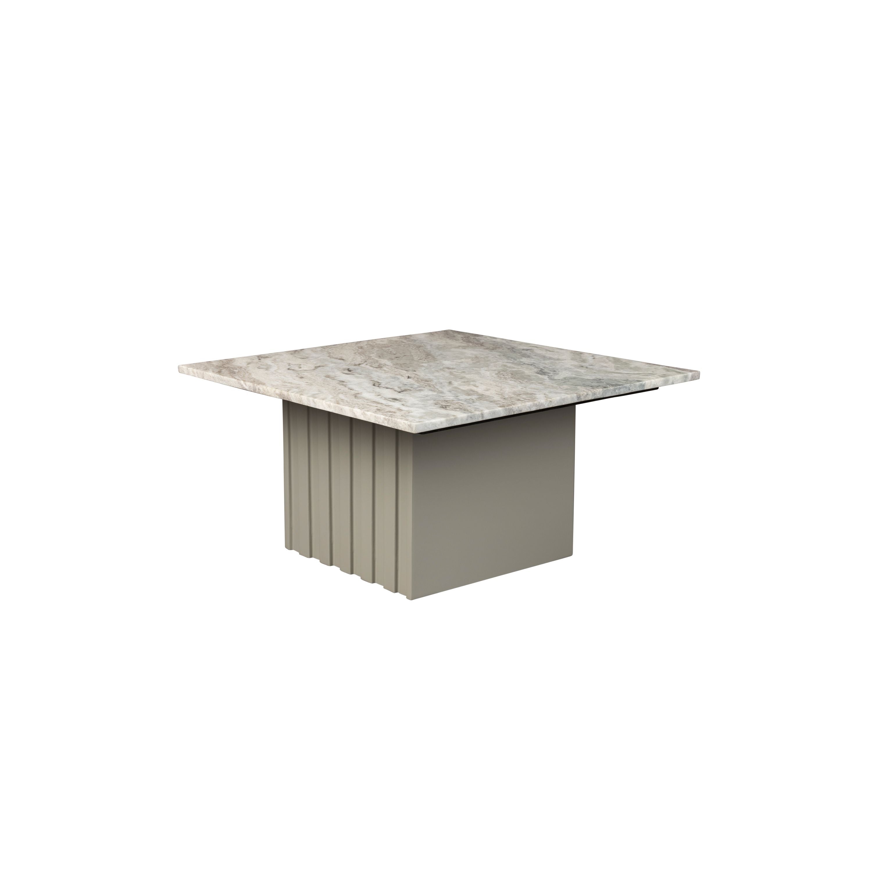 Dutchbone Clayton Salontafel Vierkant 60x60 cm Marmer - Beige