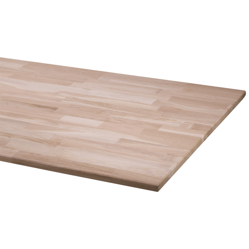 Plan de travail en chêne massif 200 x 80 x 2,6 cm CANDO