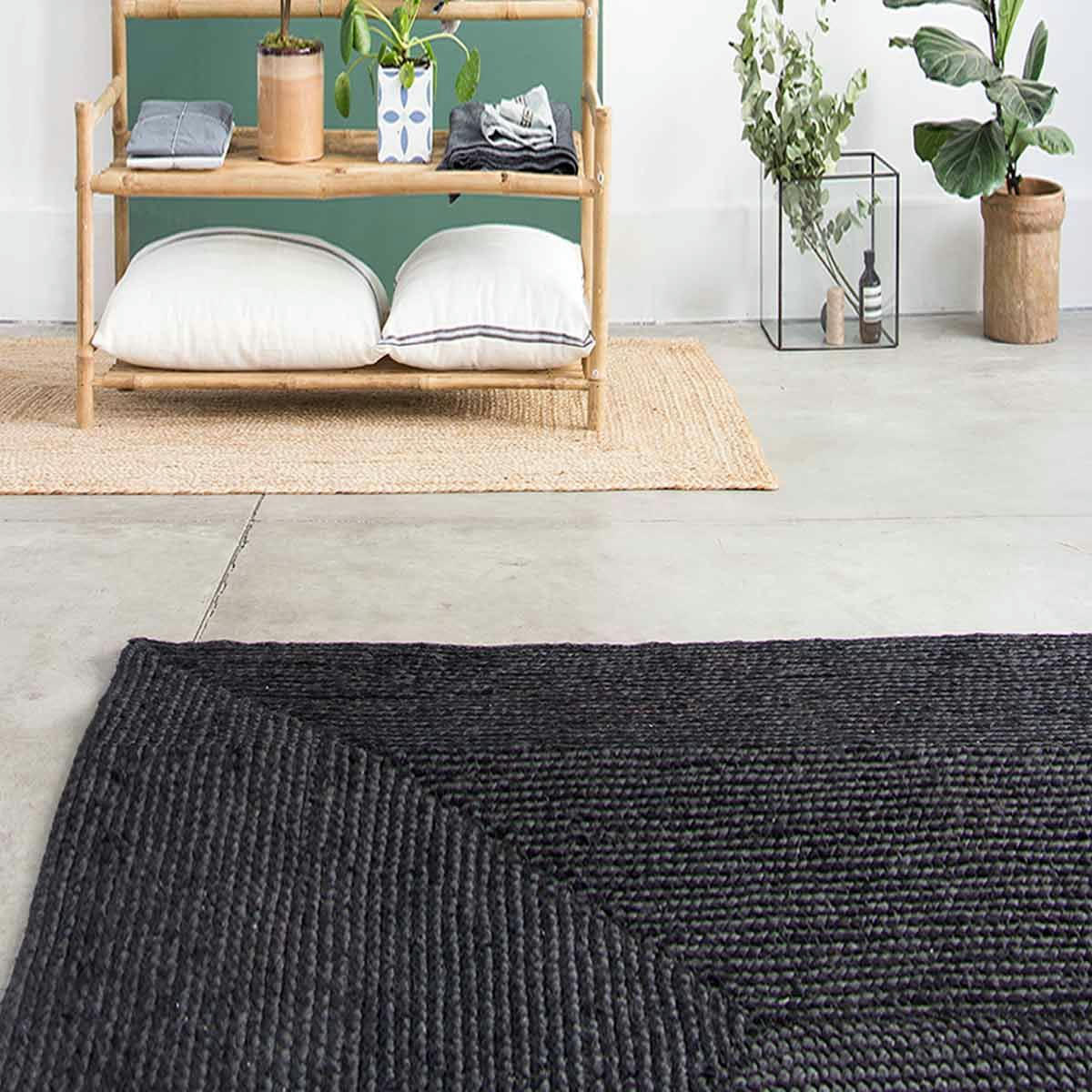 MOKA - Tapis jute rectangulaire