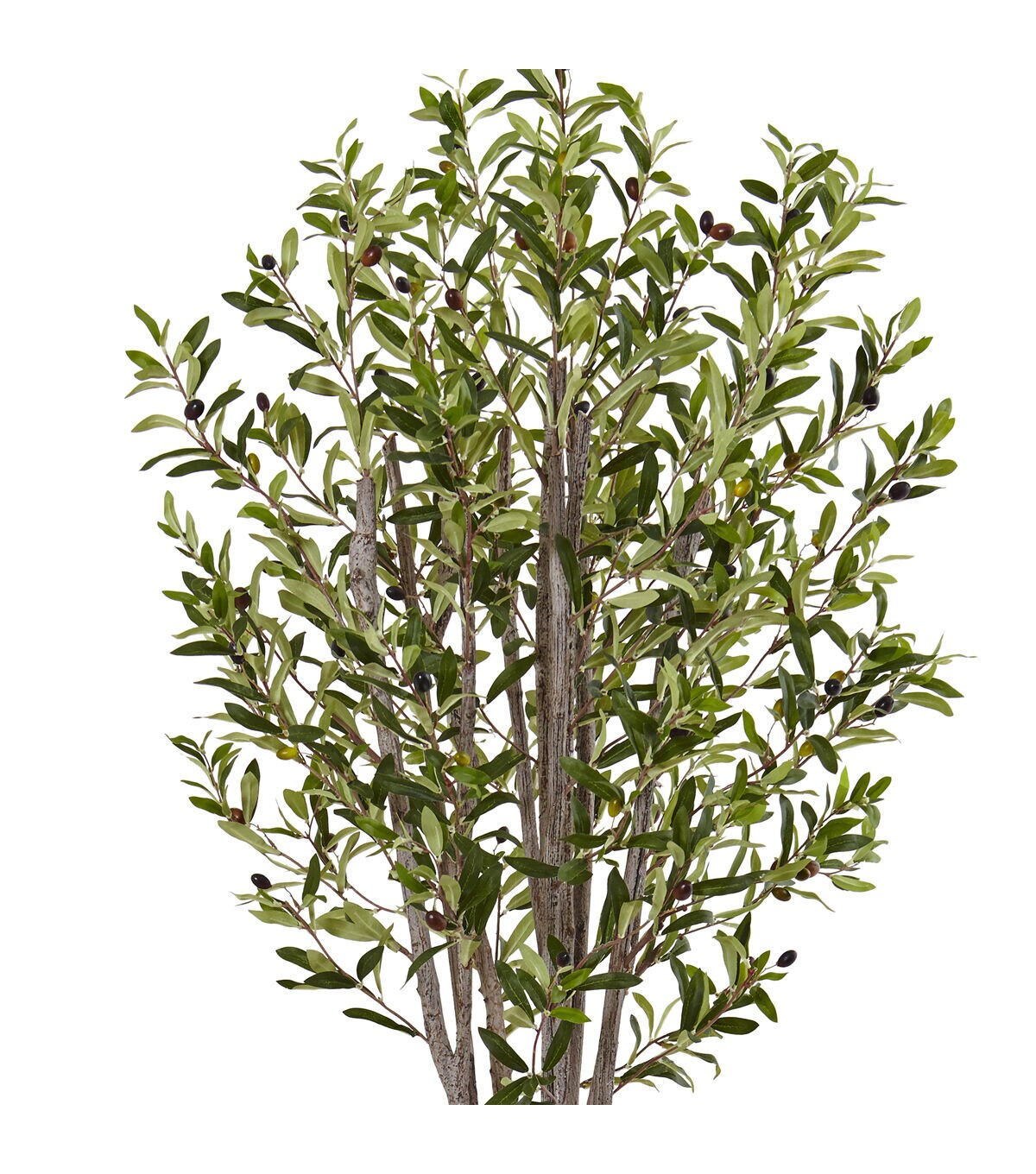Nearly Natural 6ft. Olive Artificial Tree in Stone Planter