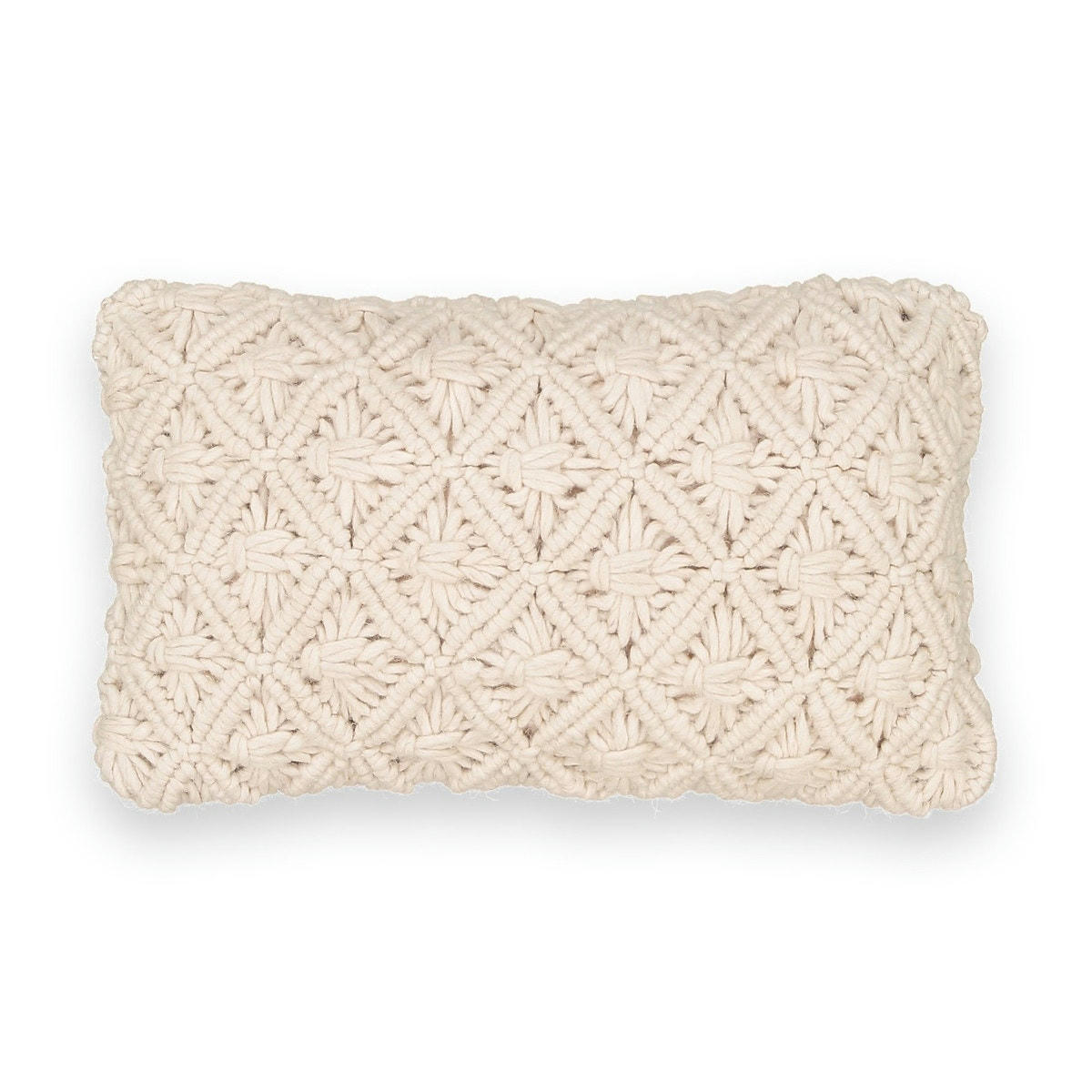 Housse de coussin macramé THERA