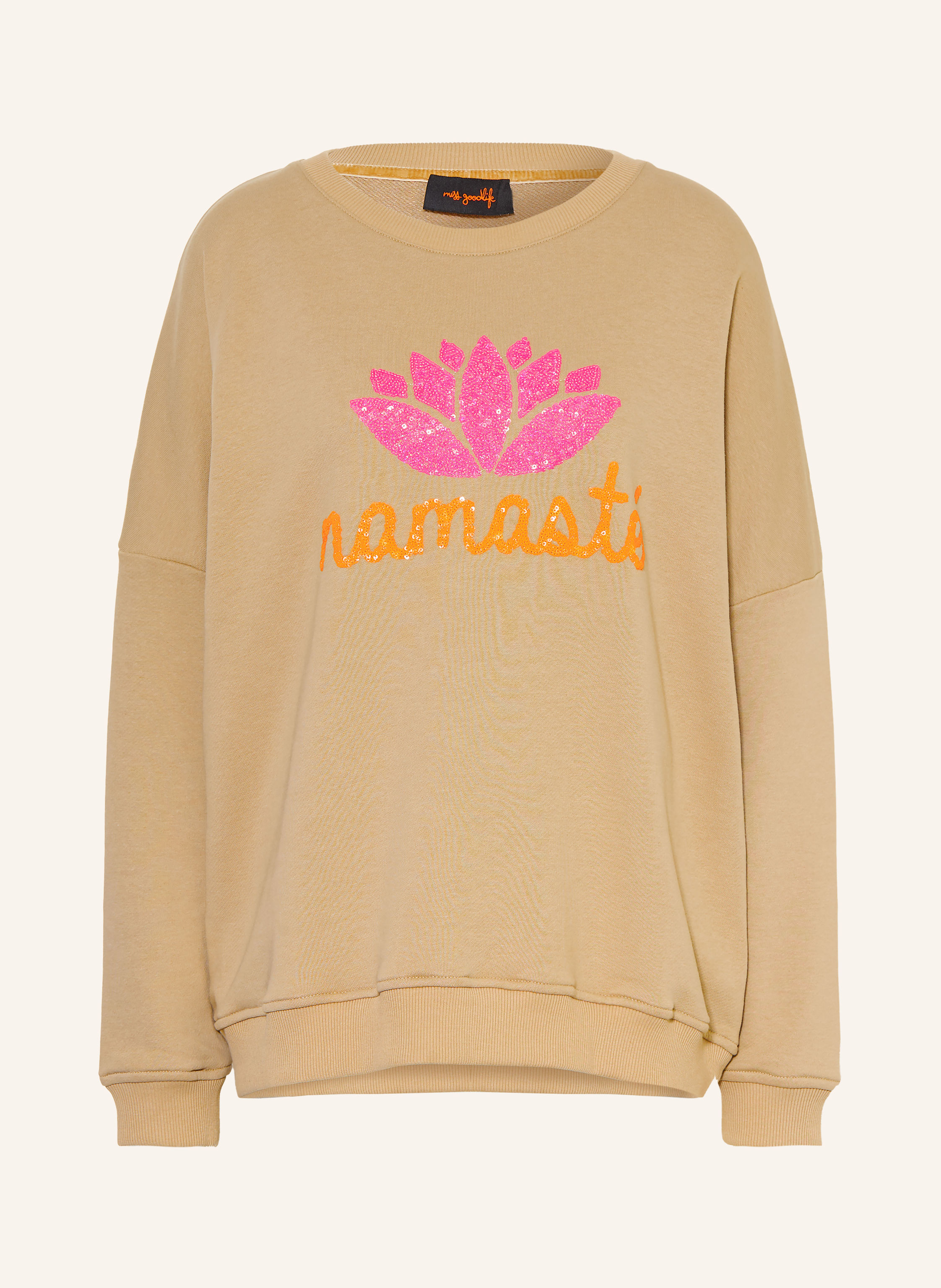 miss goodlife Oversized-Sweatshirt mit Pailletten