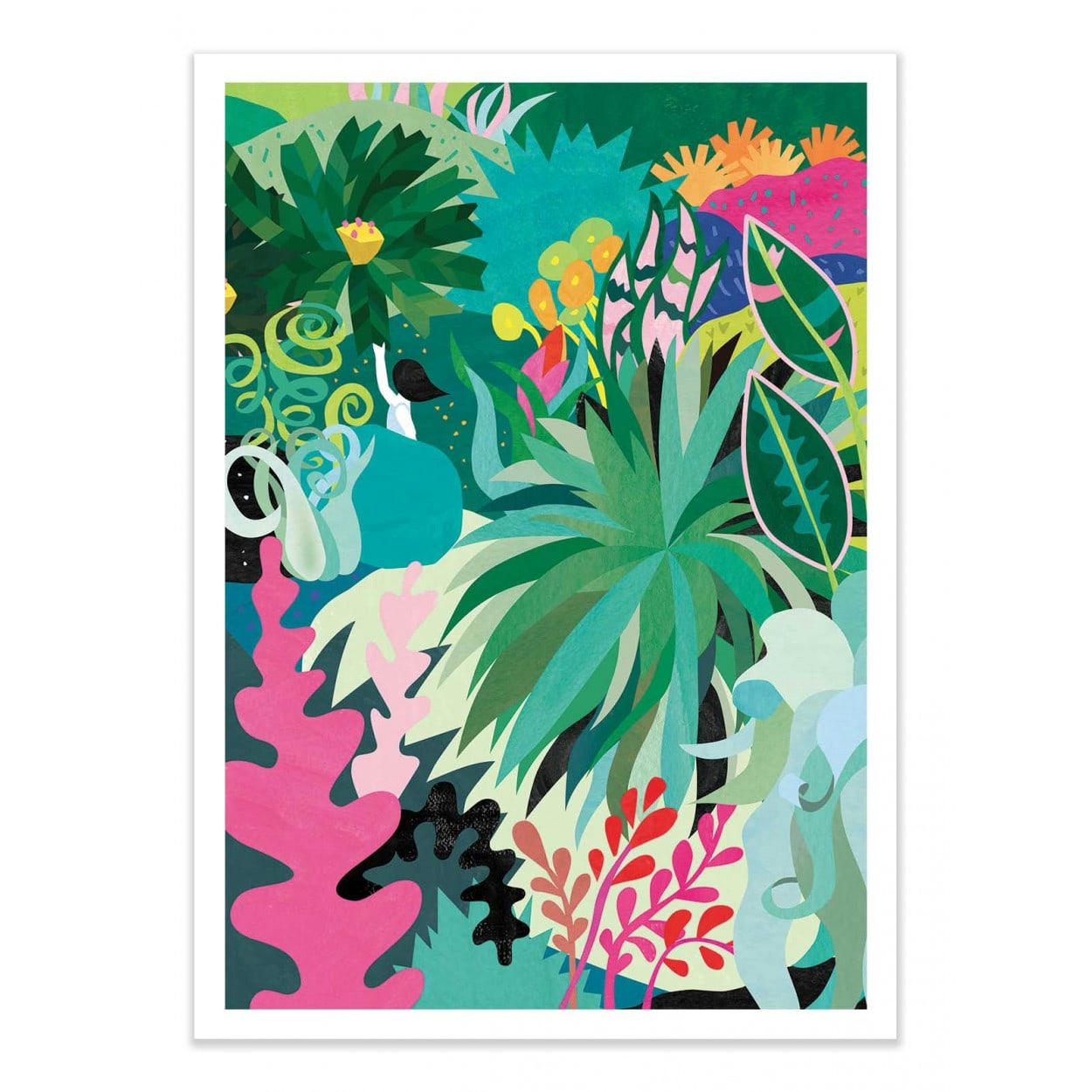 SHIHOTANA - PLANT - Affiche d'art 30 x 40 cm