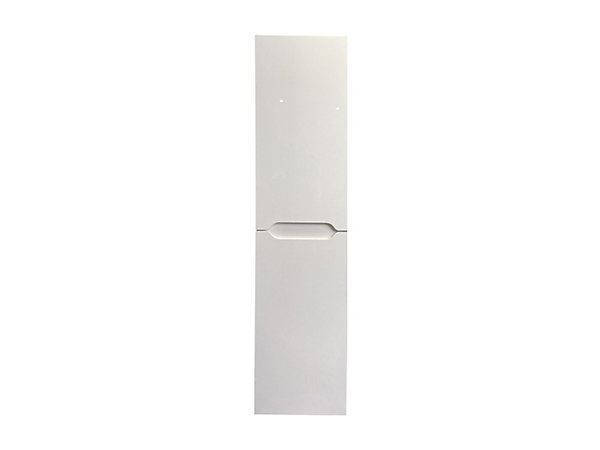 Colonne de salle de bain suspendue - Blanc - L30 x l30 x 120 cm - STEFANIE