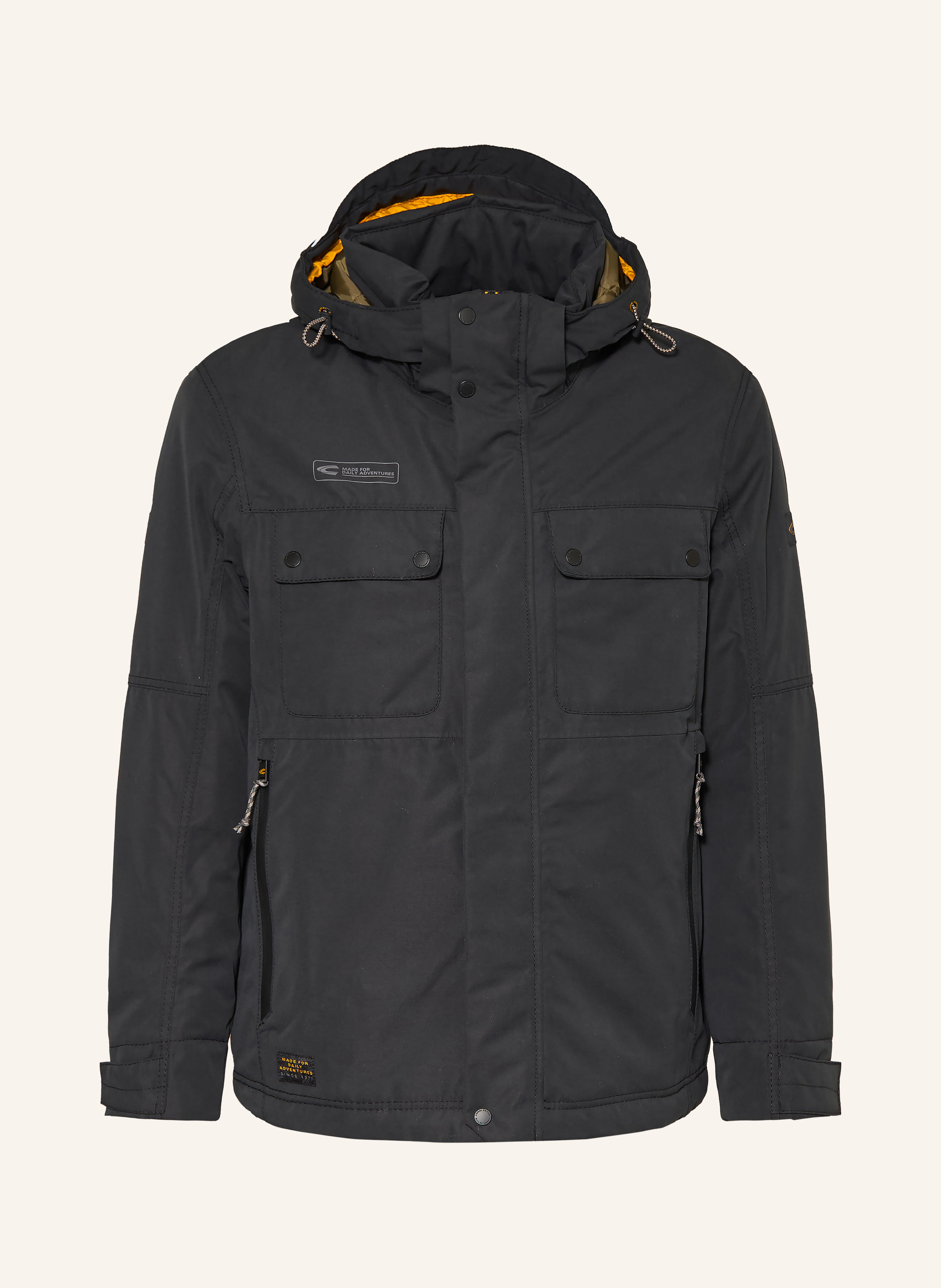 camel active Funktionsjacke mit abnehmbarer Kapuze