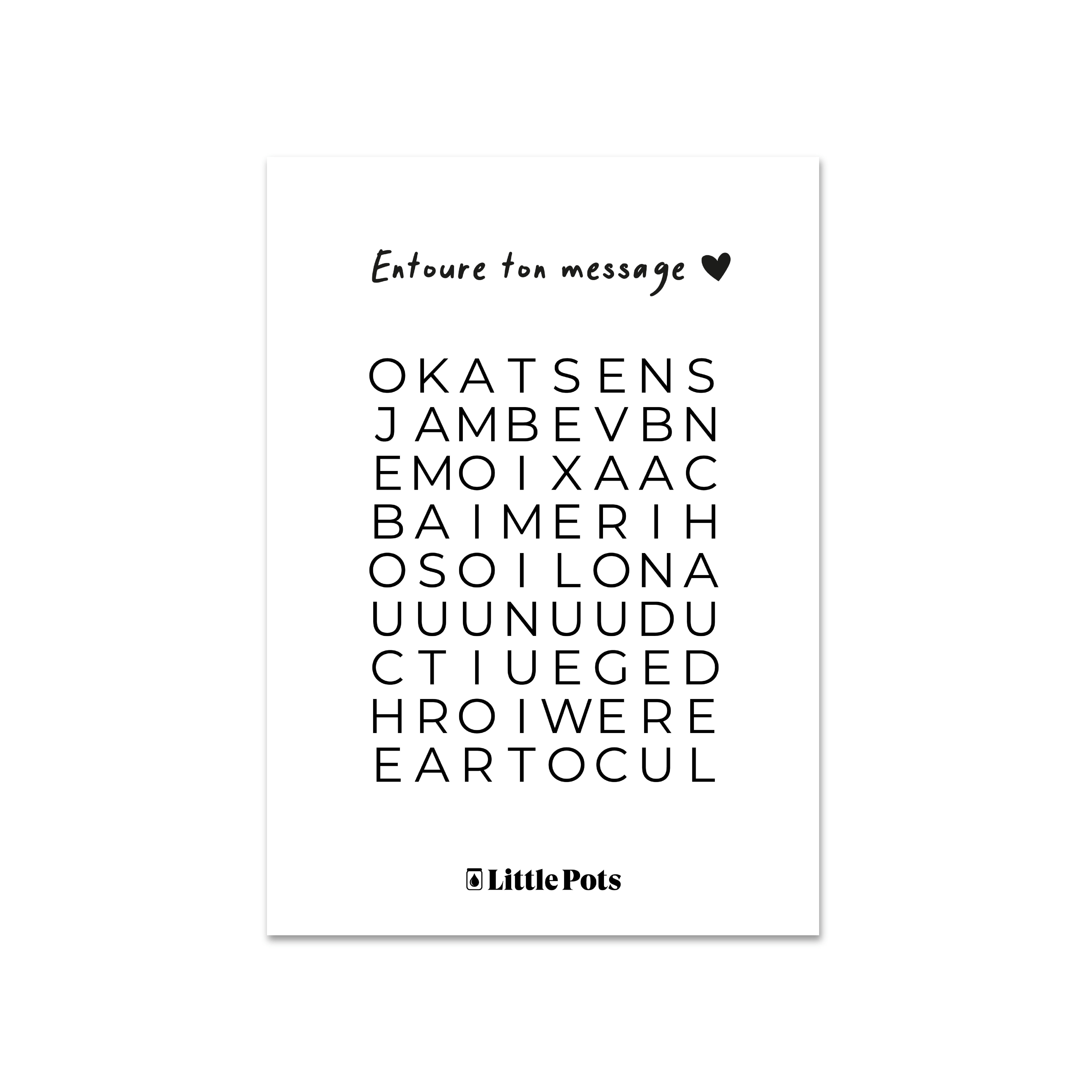 Édition limitée MINUIT - Carte postale 