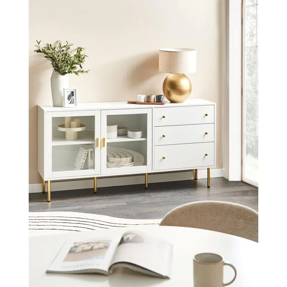 MILORA - Dressoir - Wit - MDF