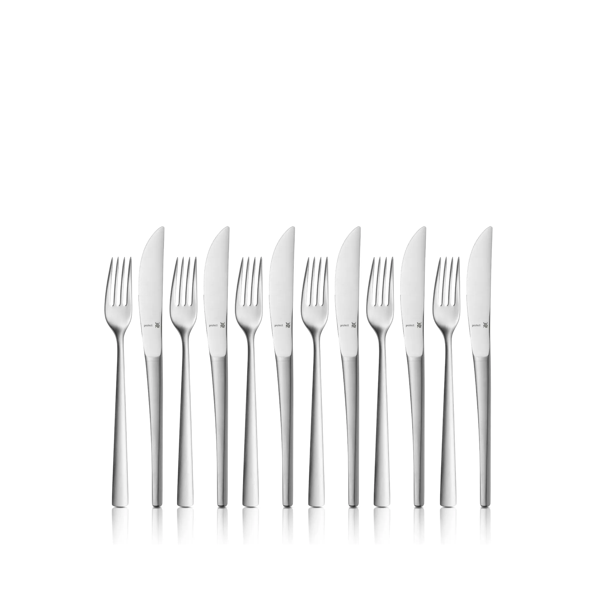 Dessert-/Breakfast Cutlery Set Corvo, Cromargan protect®, 12-piece