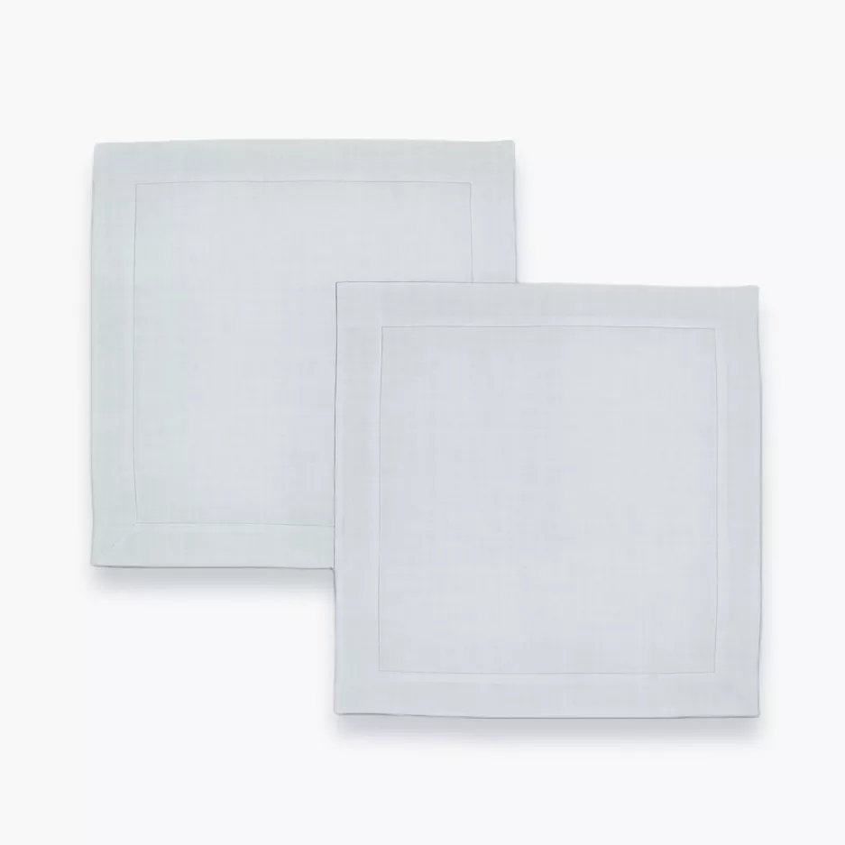 Zestaw 2 serwetek DUKA LYCKLIG 40x40 cm 100% len biała